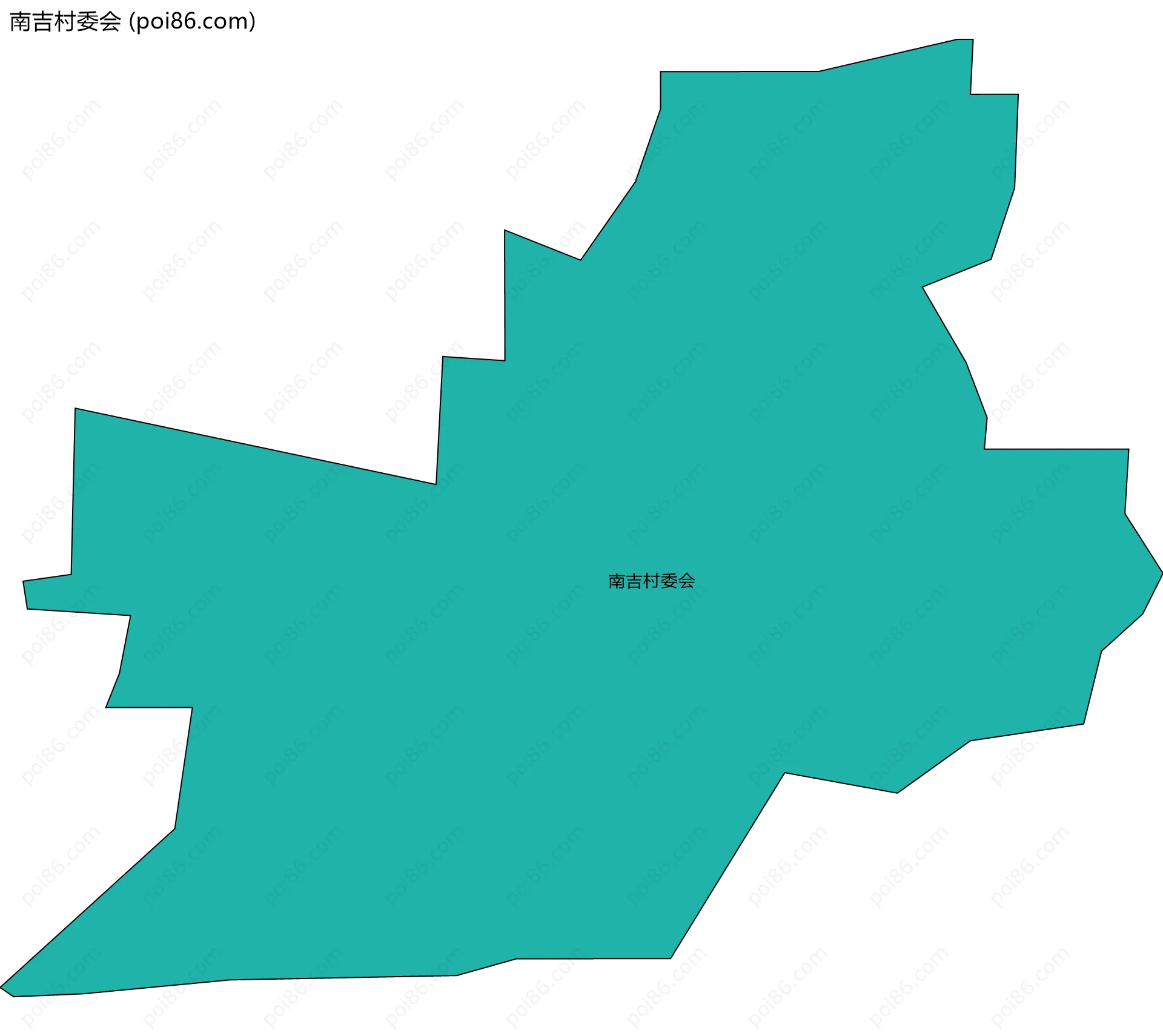 南吉村委会边界地图
