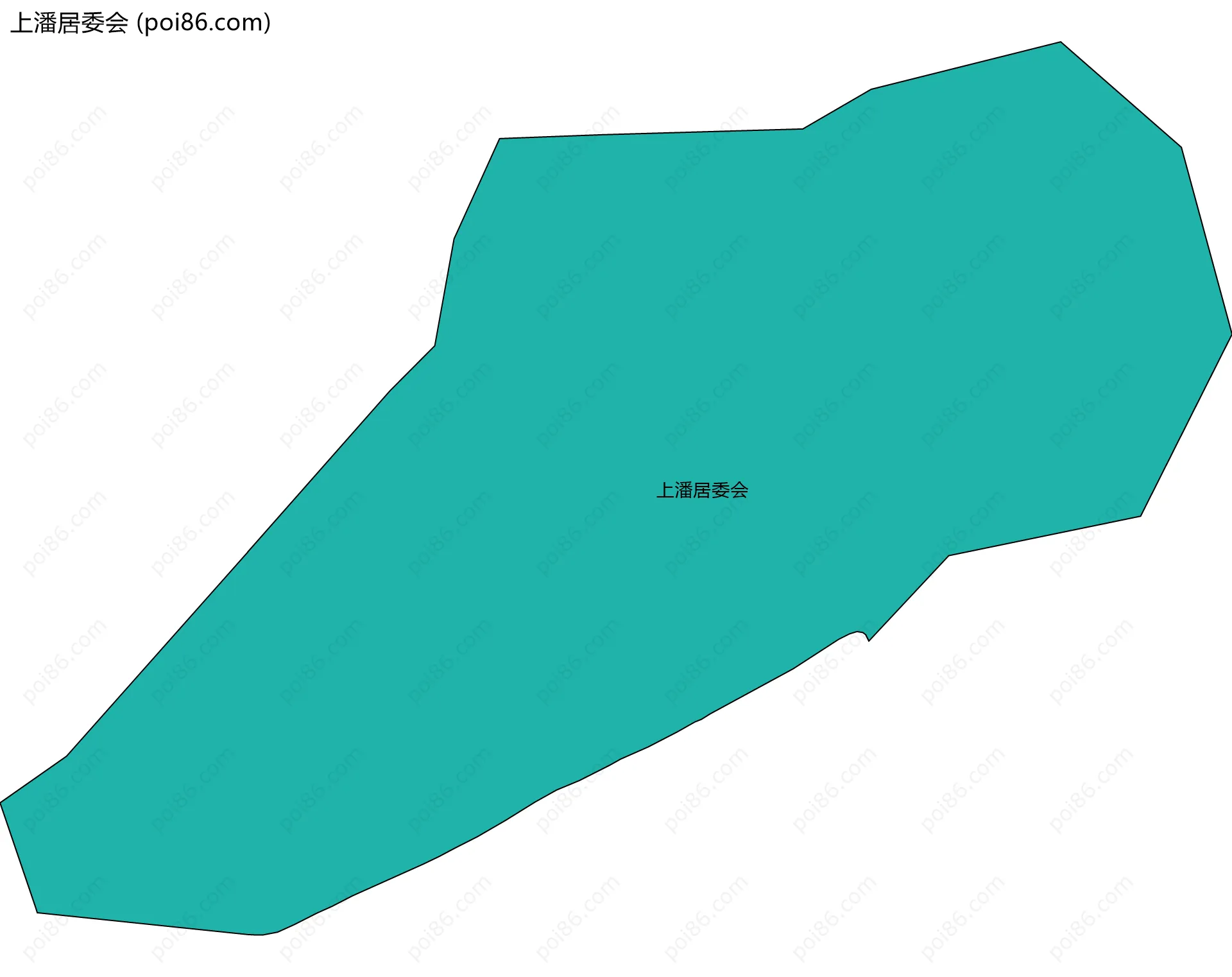 上潘居委会边界地图