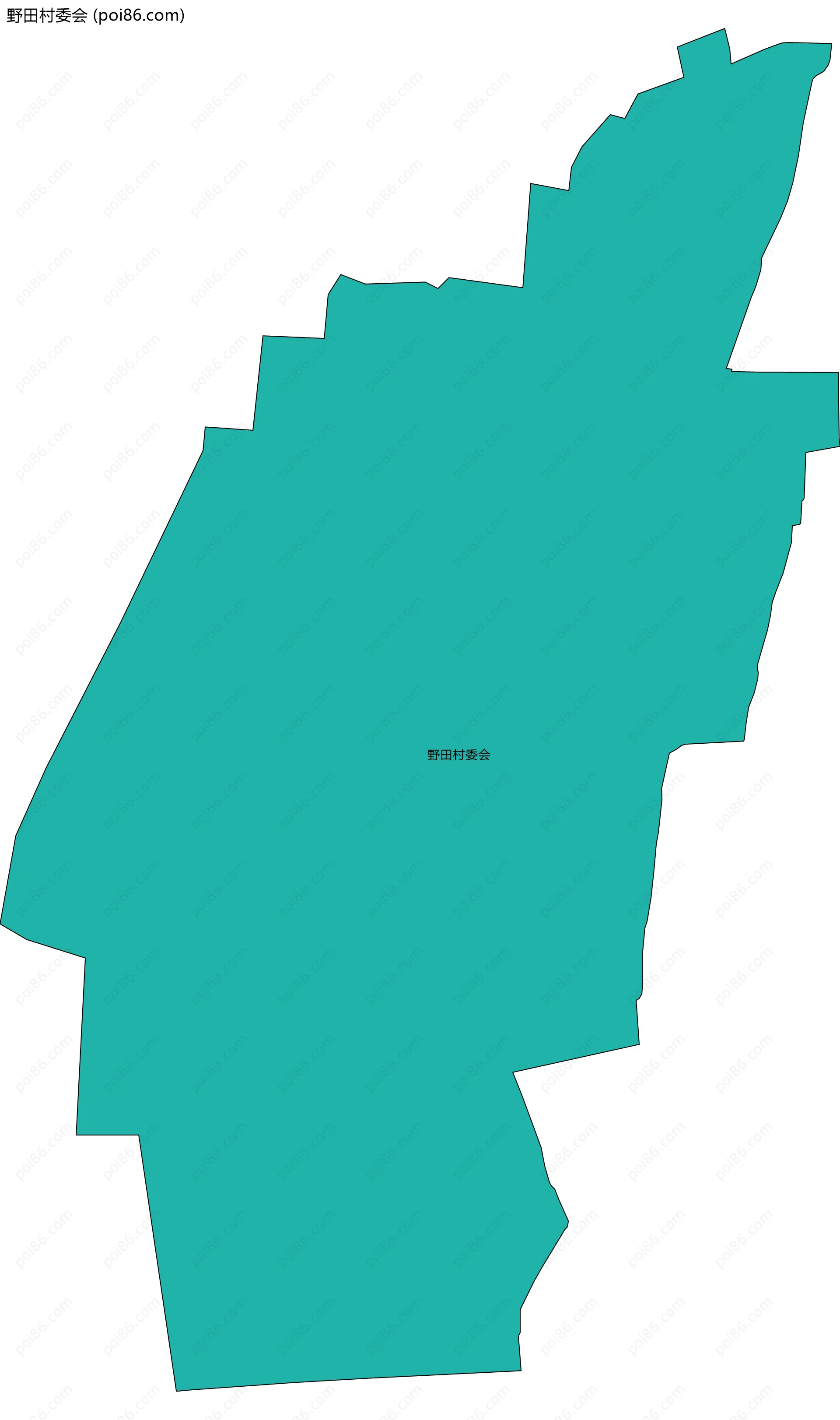 野田村委会边界地图