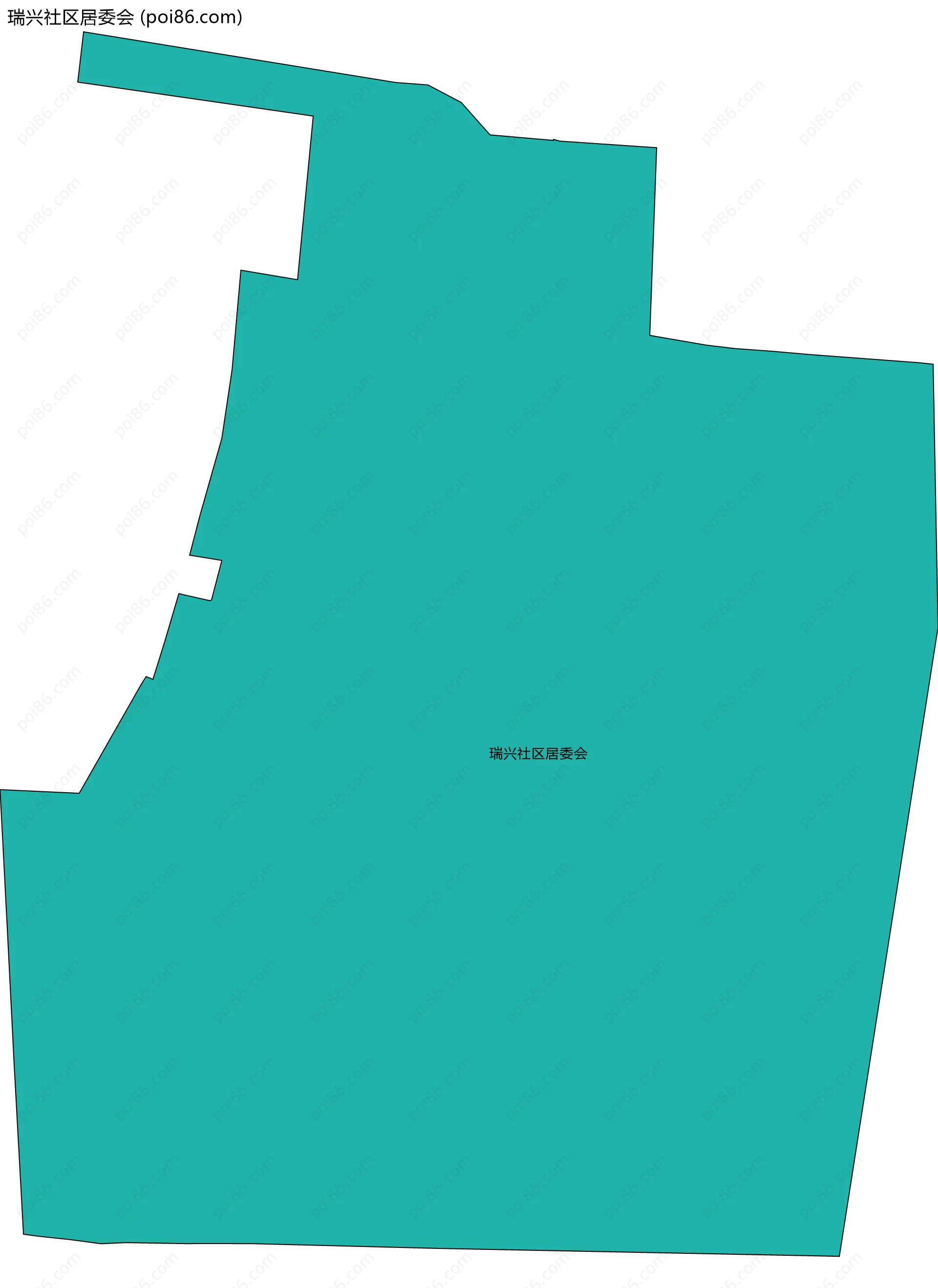瑞兴社区居委会边界地图