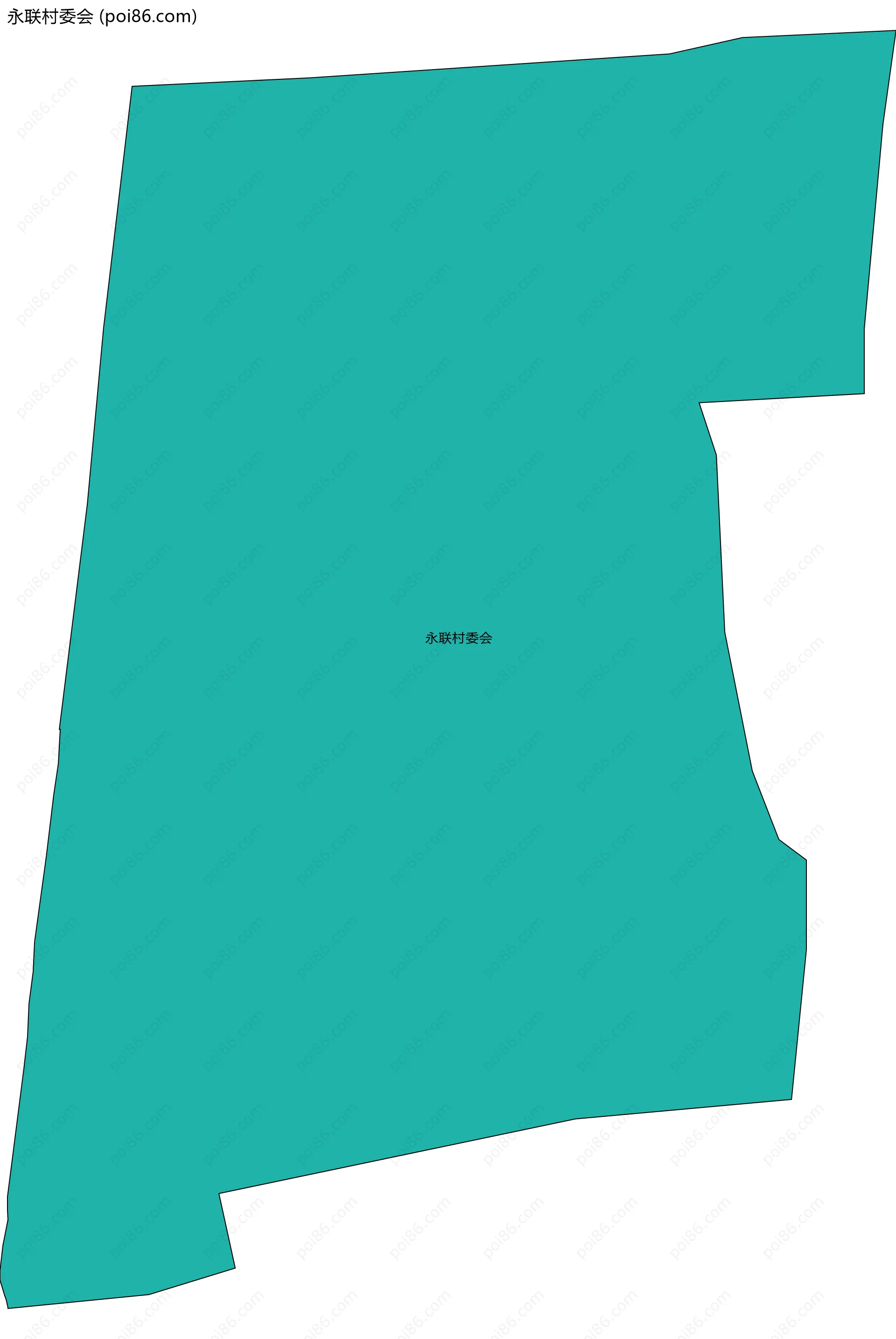 永联村委会边界地图