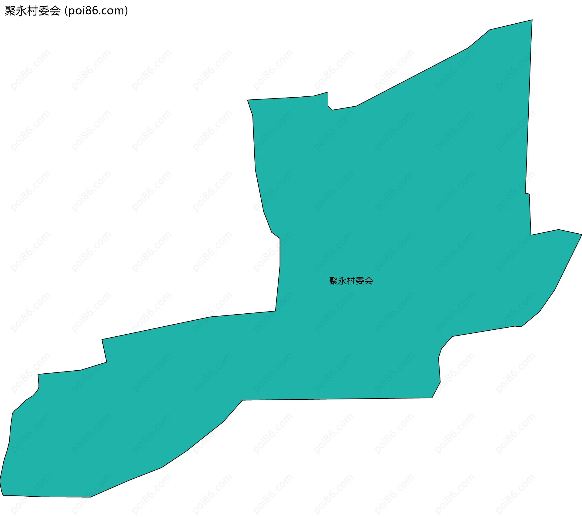 聚永村委会边界地图
