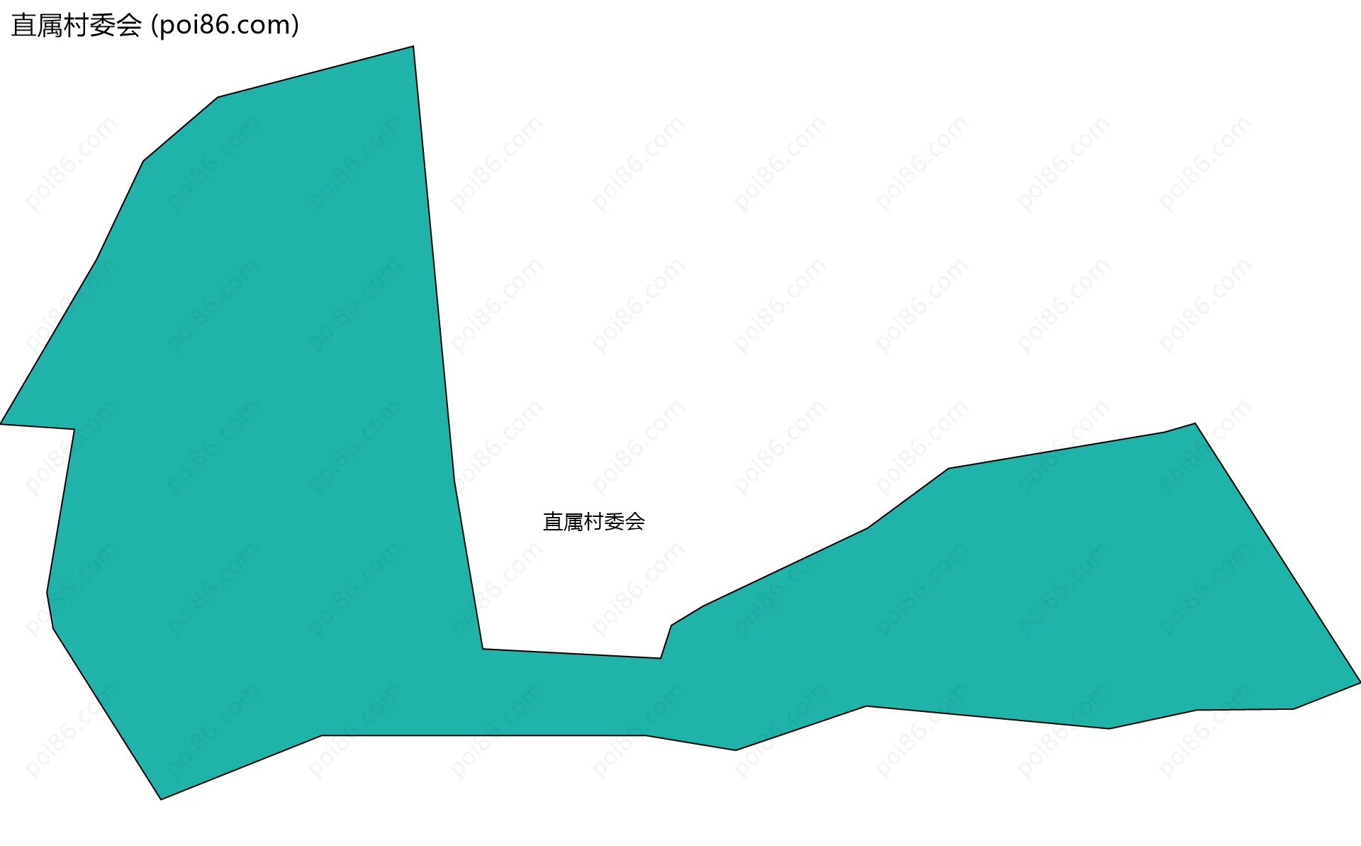 直属村委会边界地图