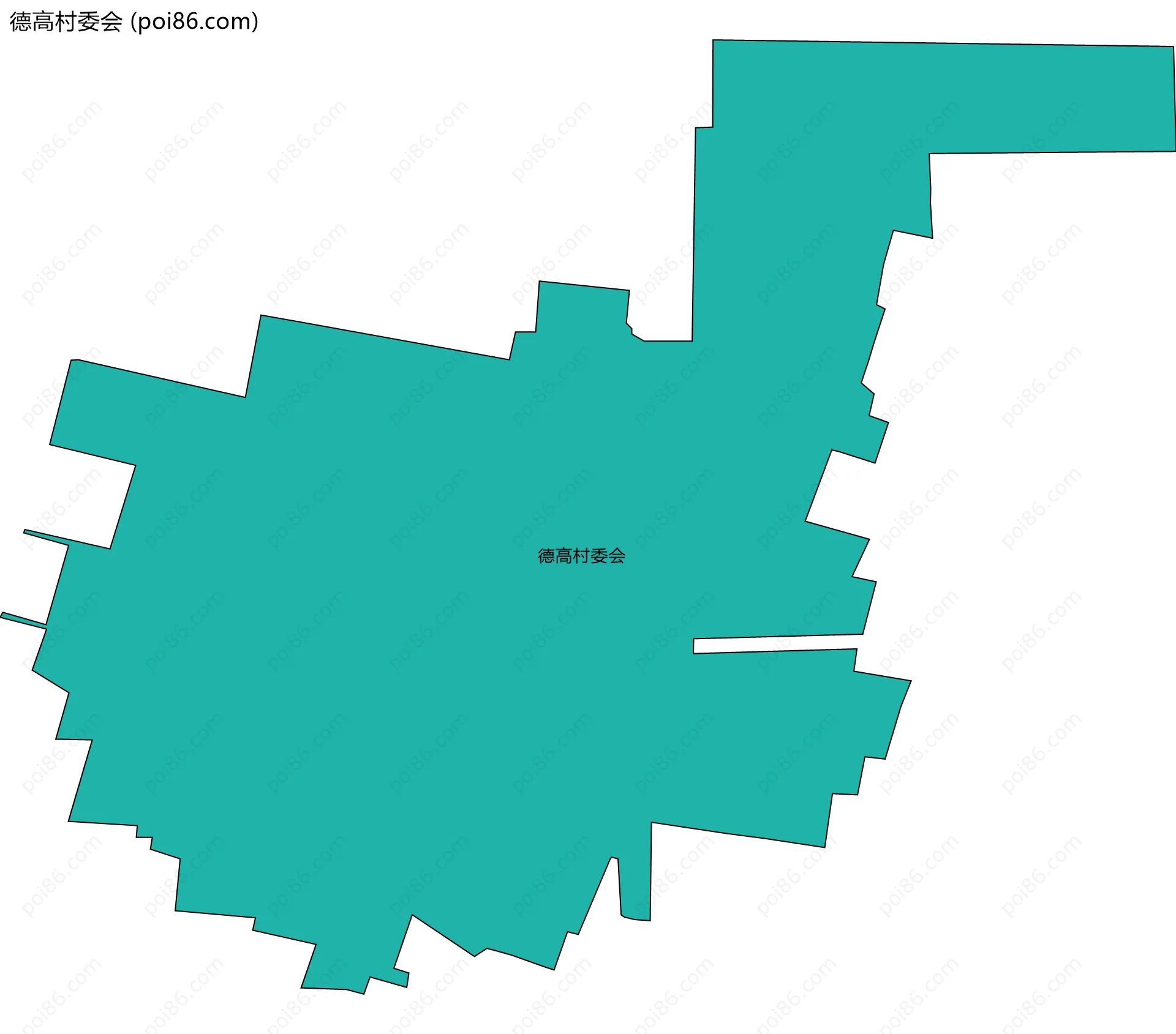 德高村委会边界地图