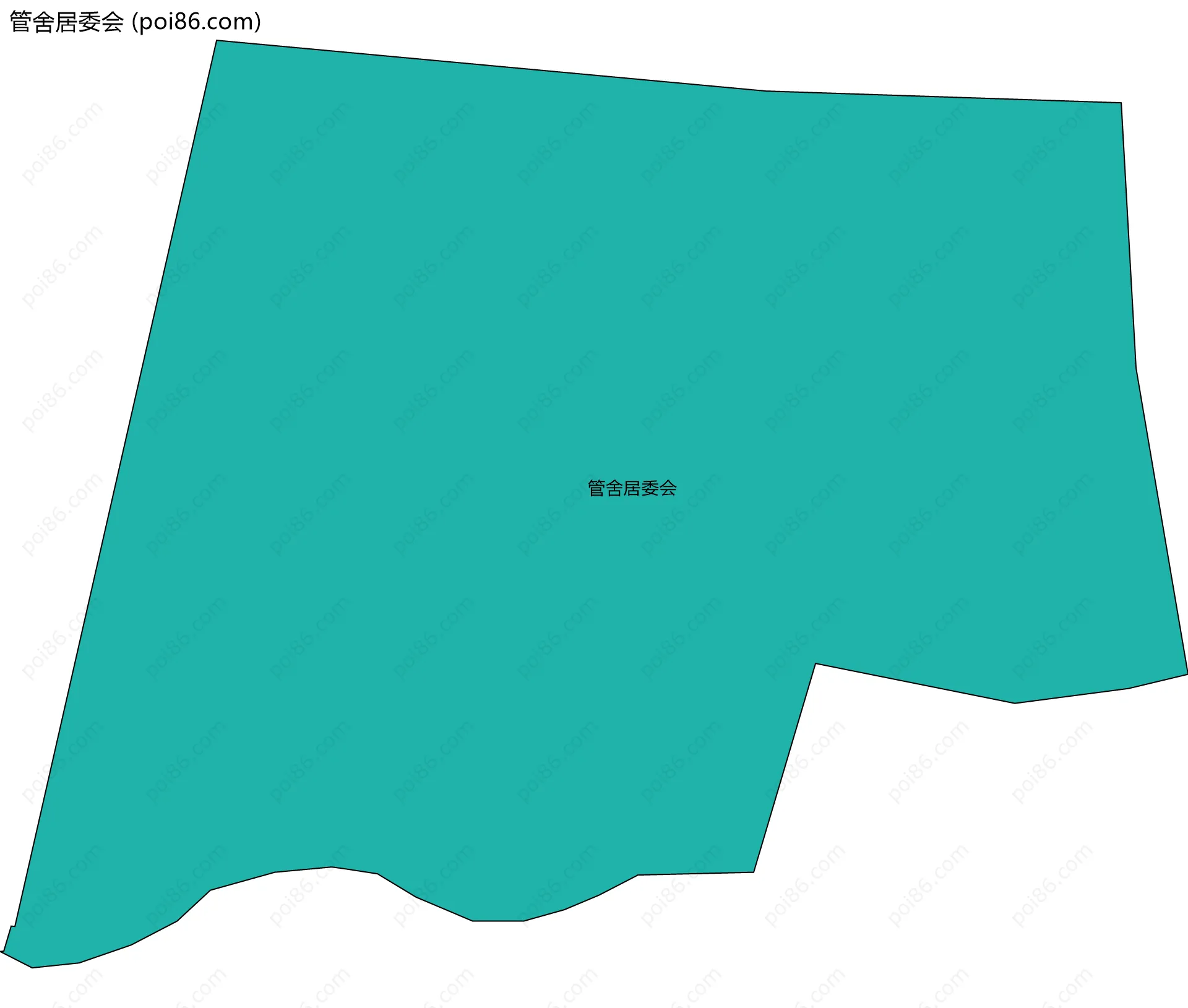 管舍居委会边界地图