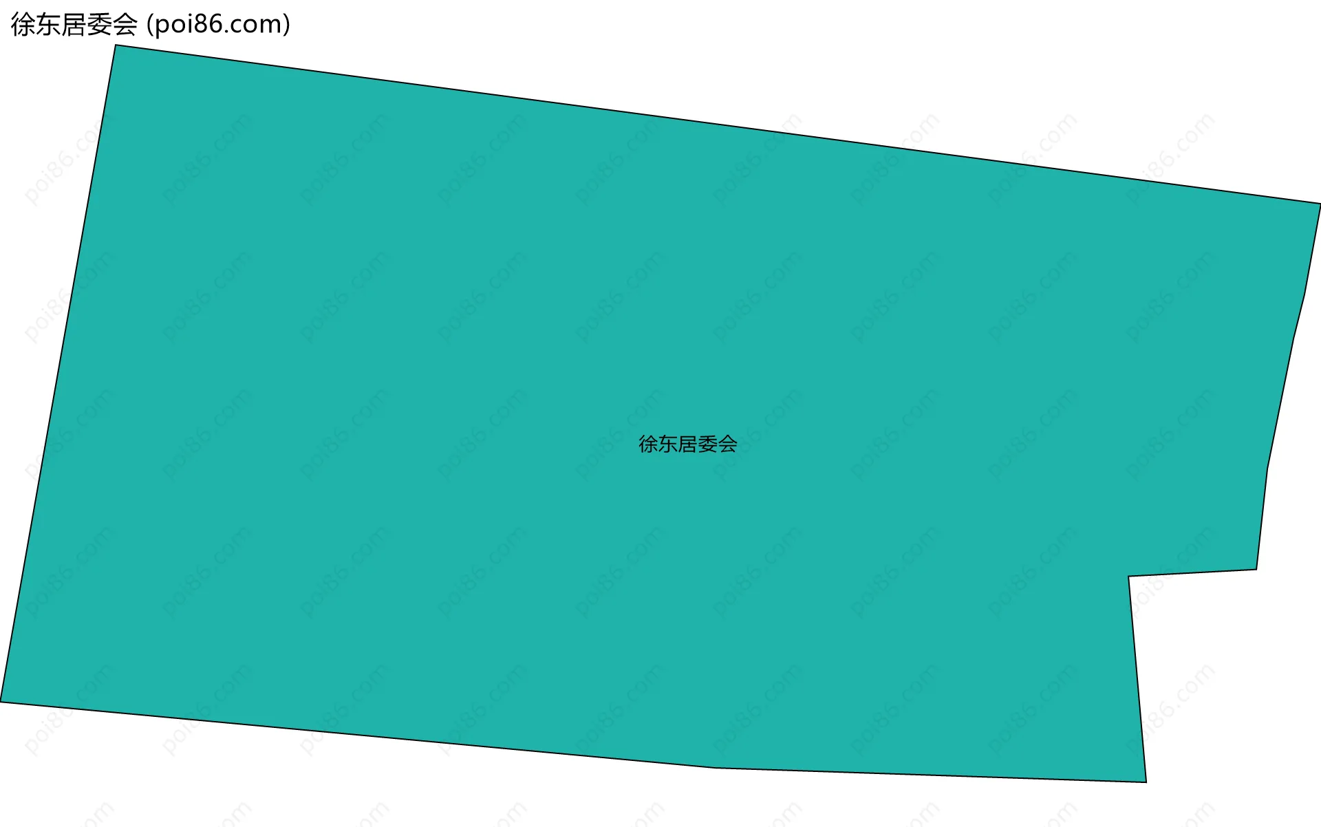 徐东居委会边界地图