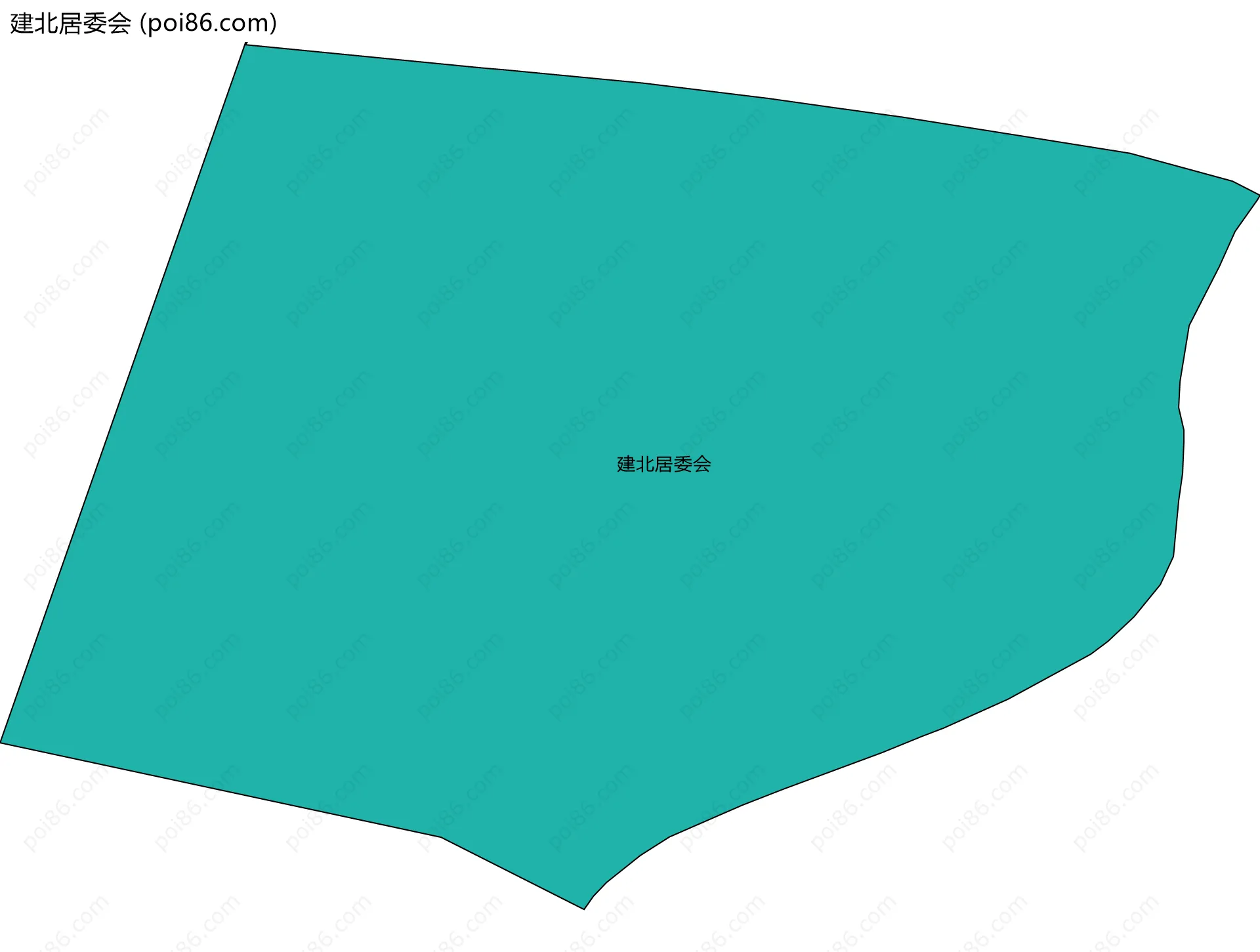 建北居委会边界地图