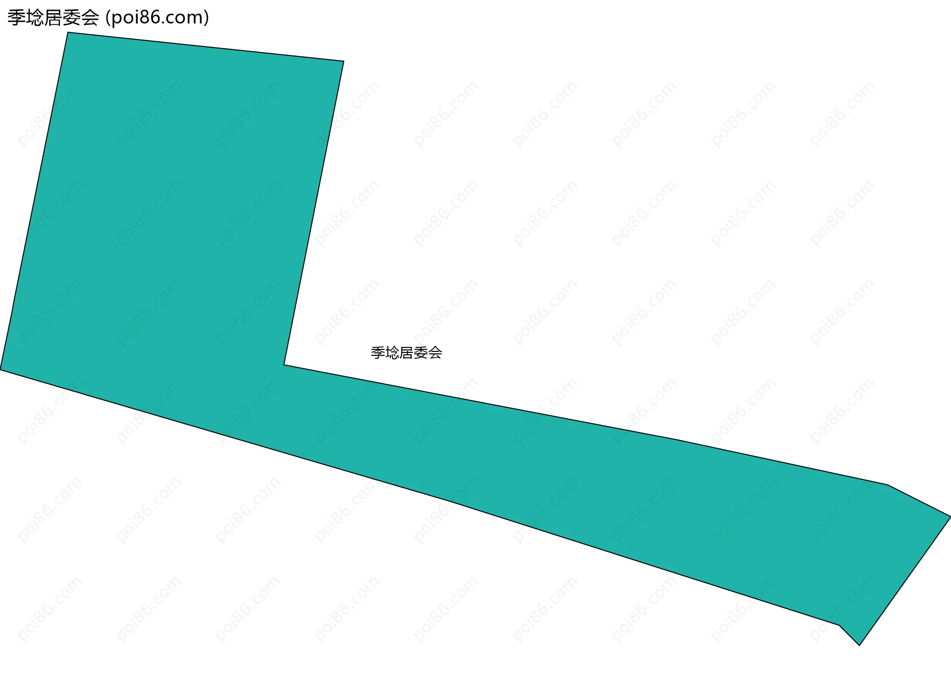 季埝居委会边界地图