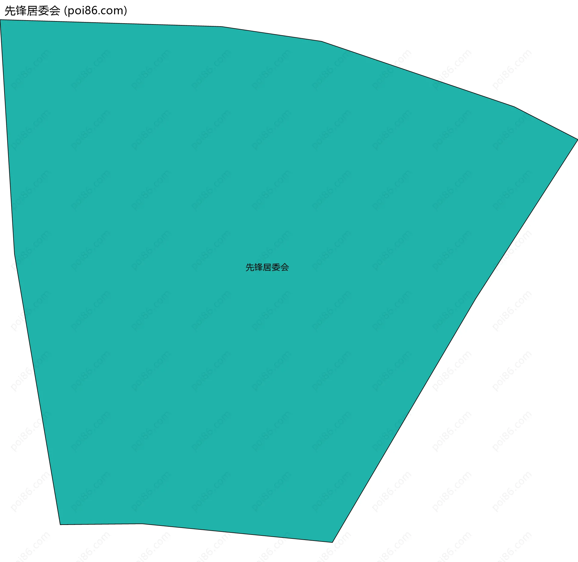 先锋居委会边界地图