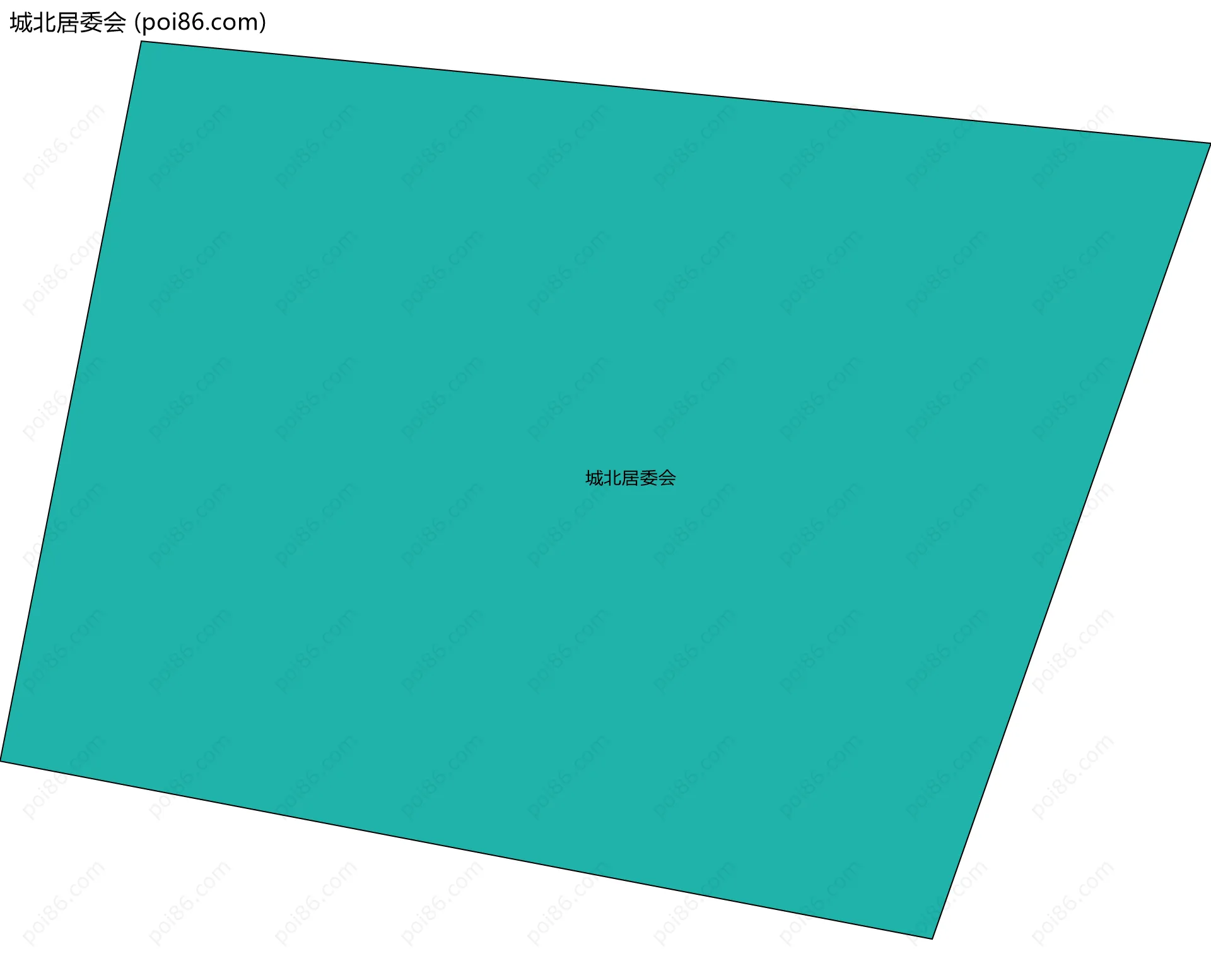 城北居委会边界地图