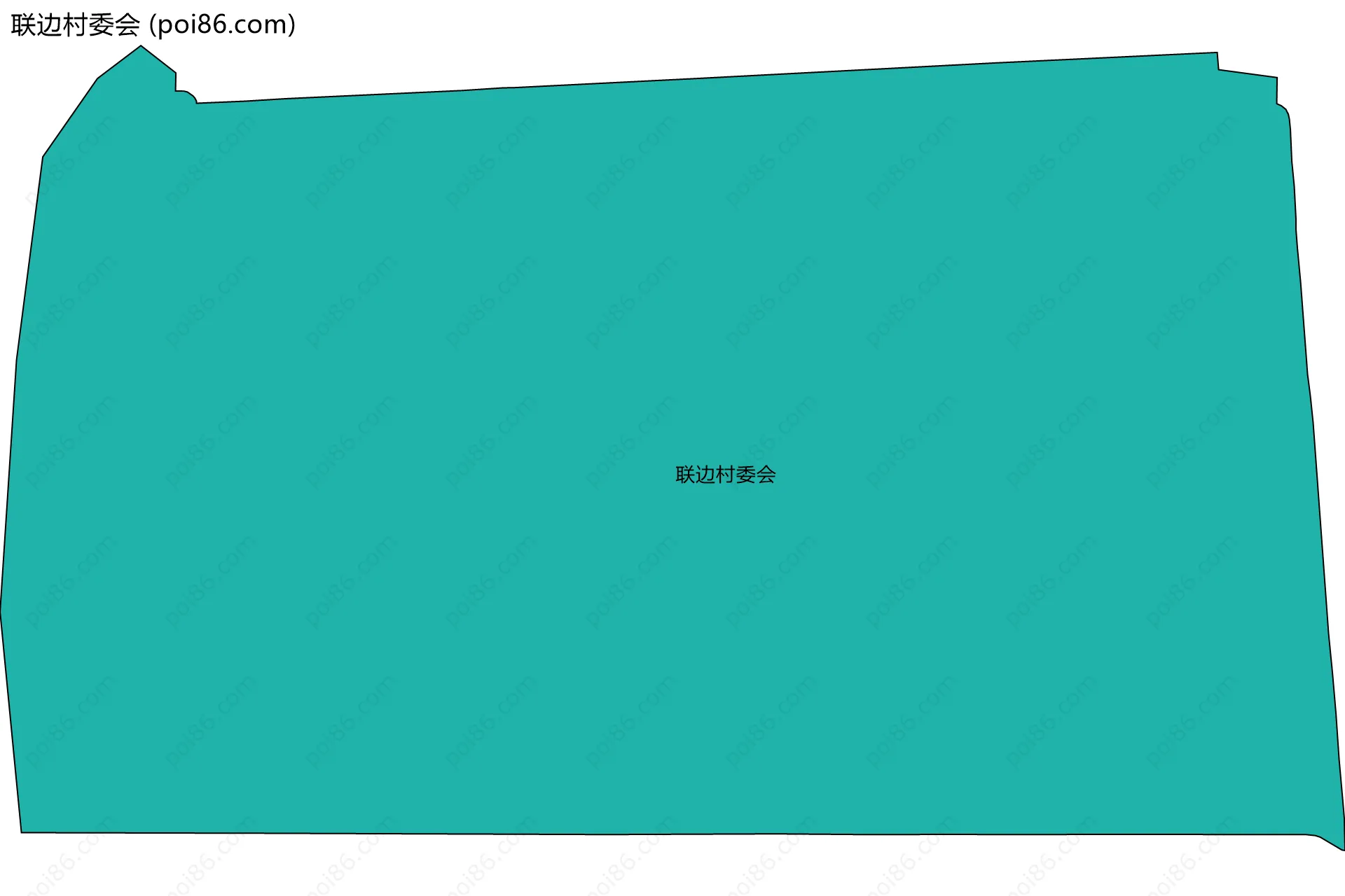 联边村委会边界地图