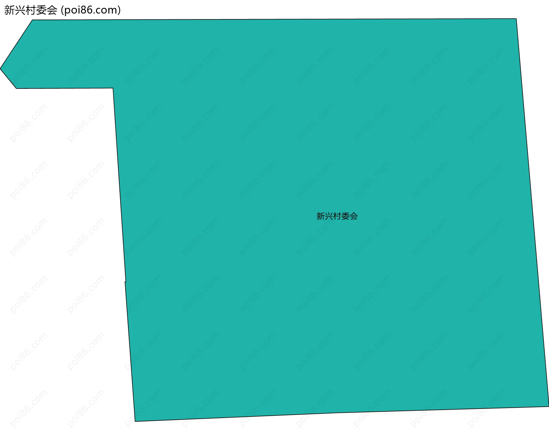 新兴村委会边界地图