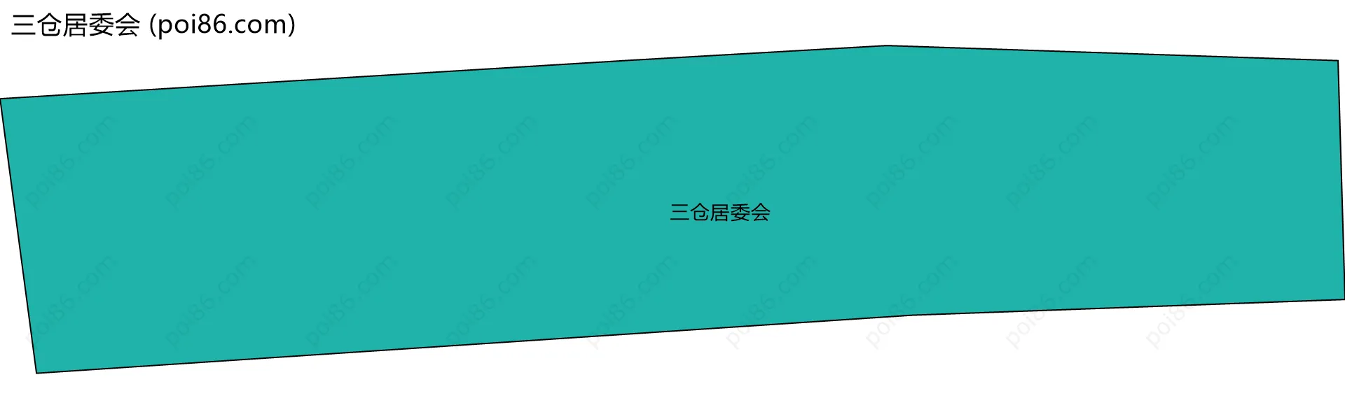 三仓居委会边界地图