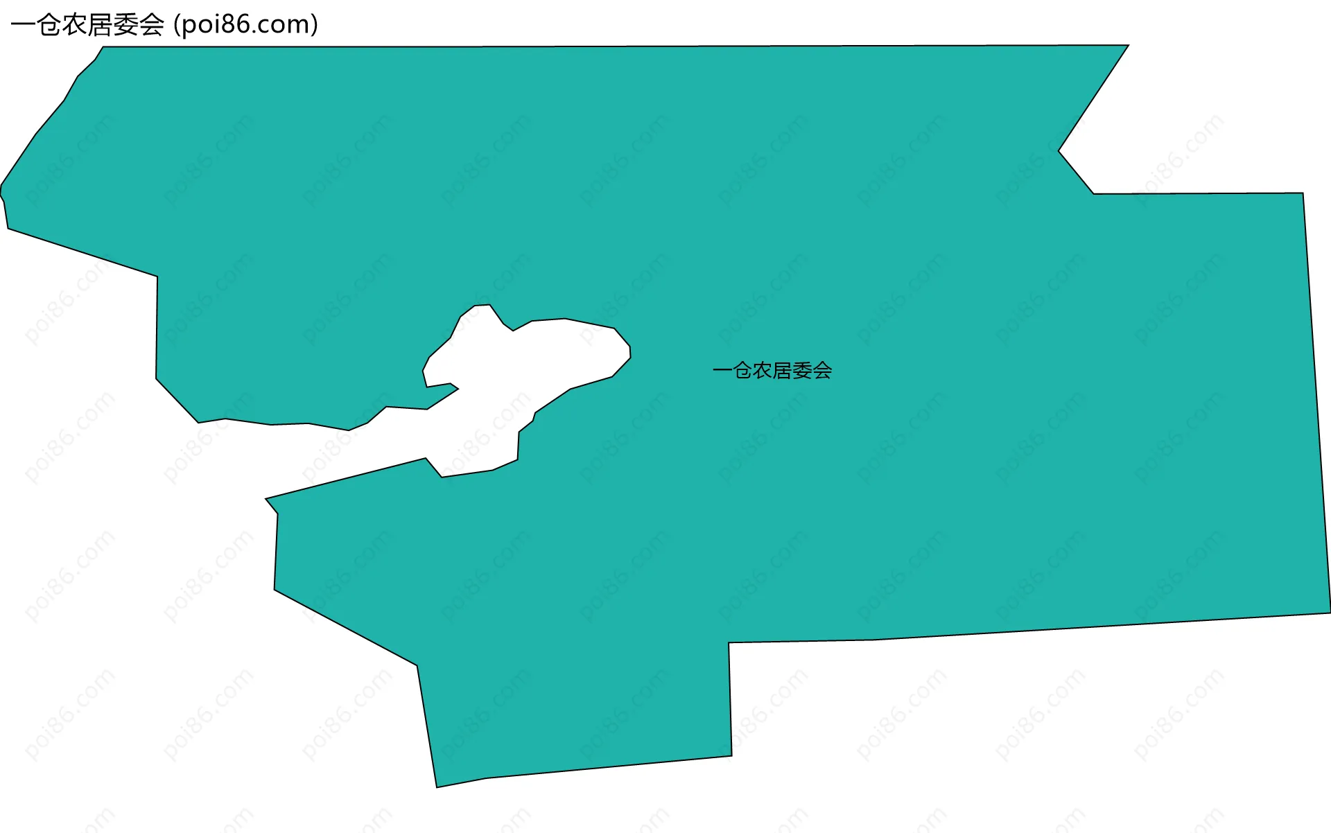 一仓农居委会边界地图