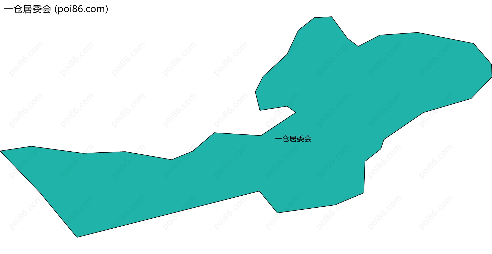 一仓居委会边界地图