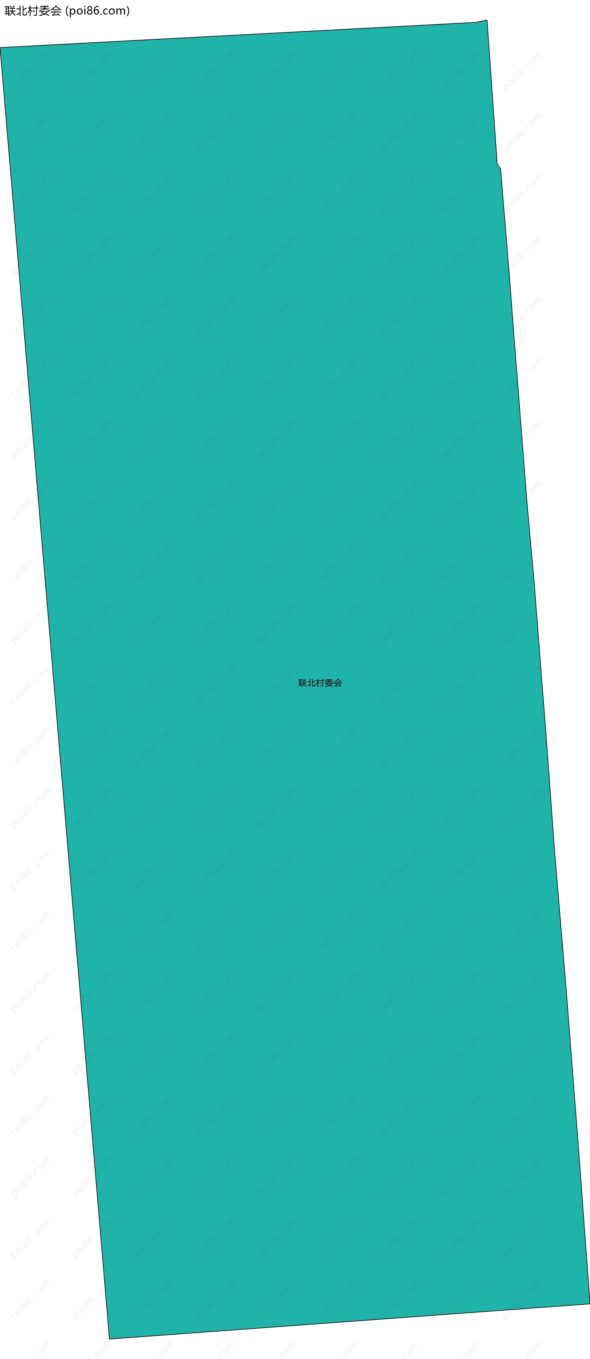 联北村委会边界地图