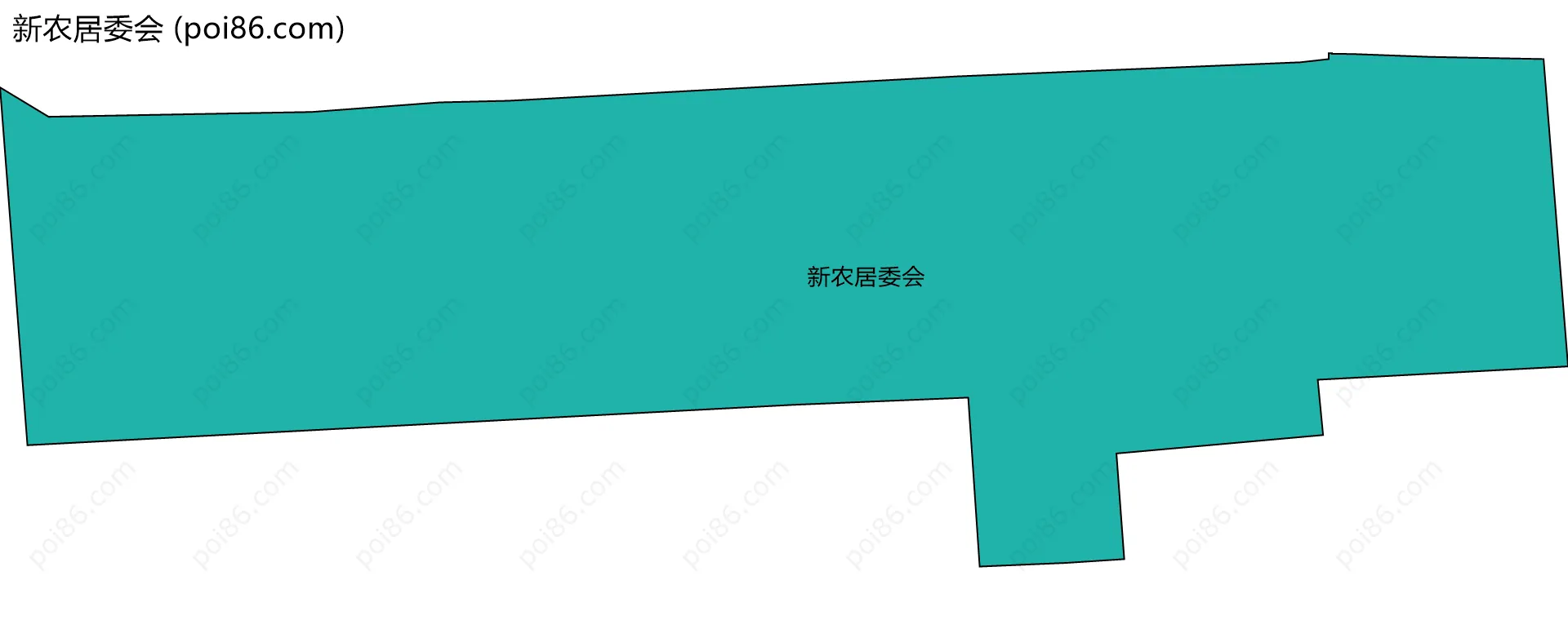 新农居委会边界地图