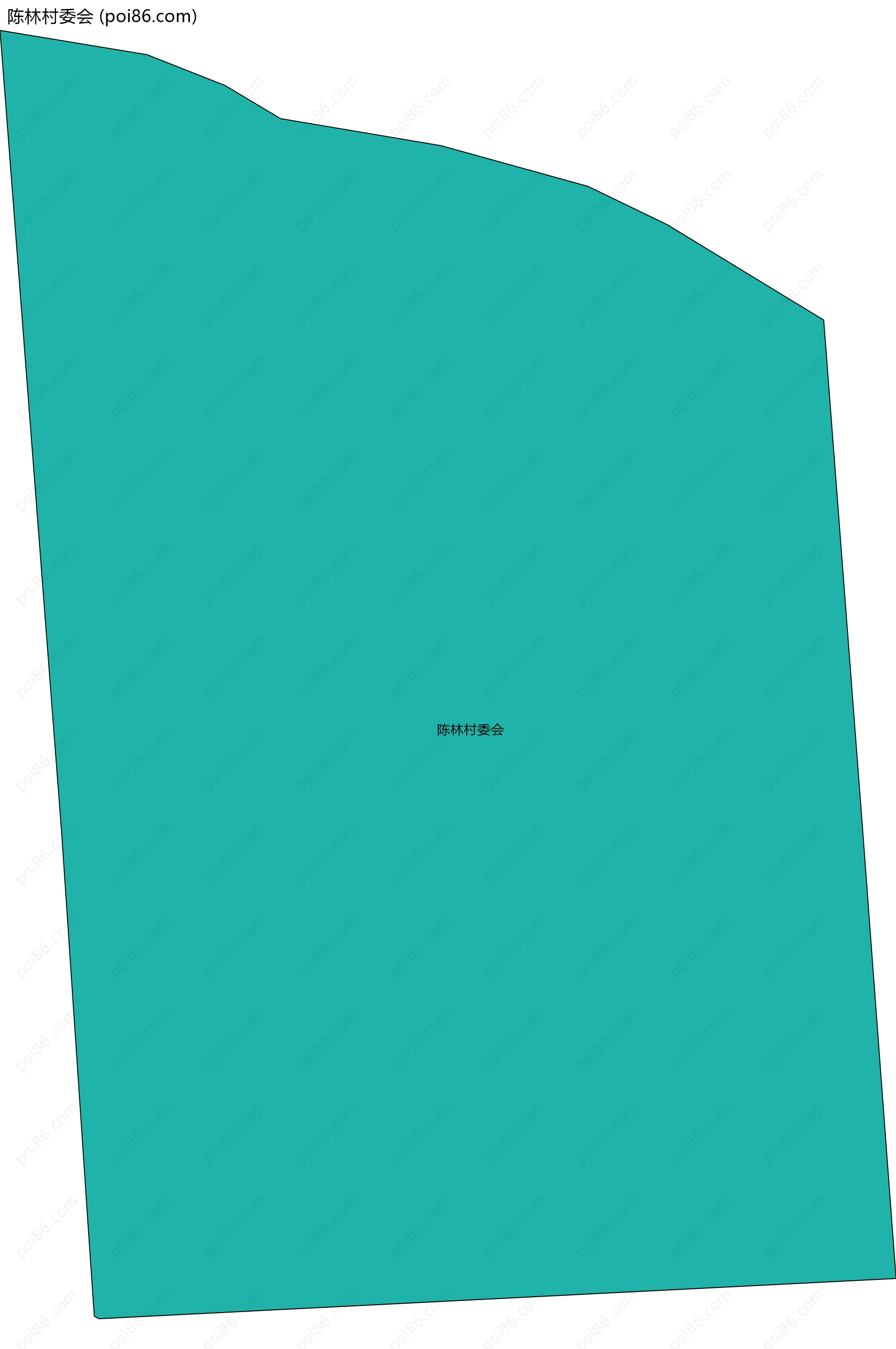 陈林村委会边界地图