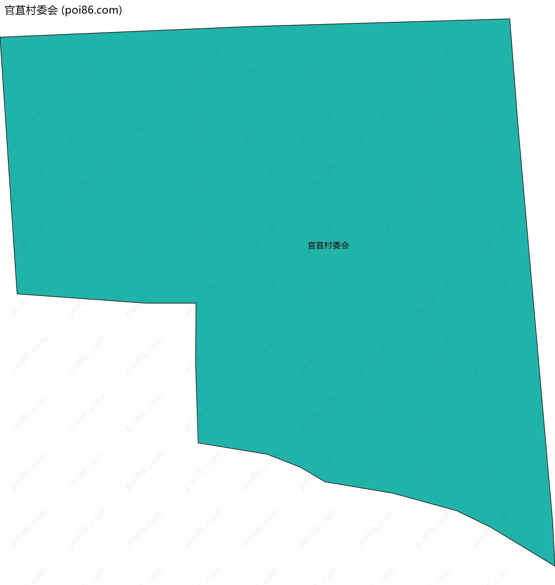 官苴村委会边界地图