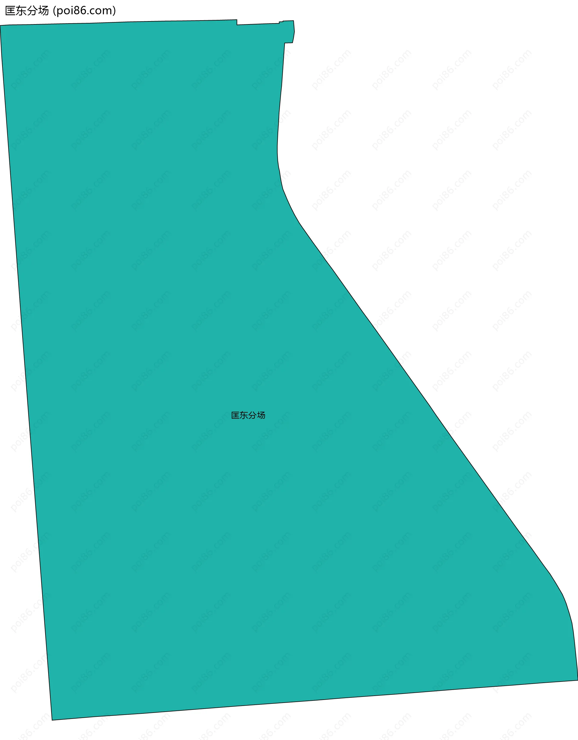 匡东分场边界地图