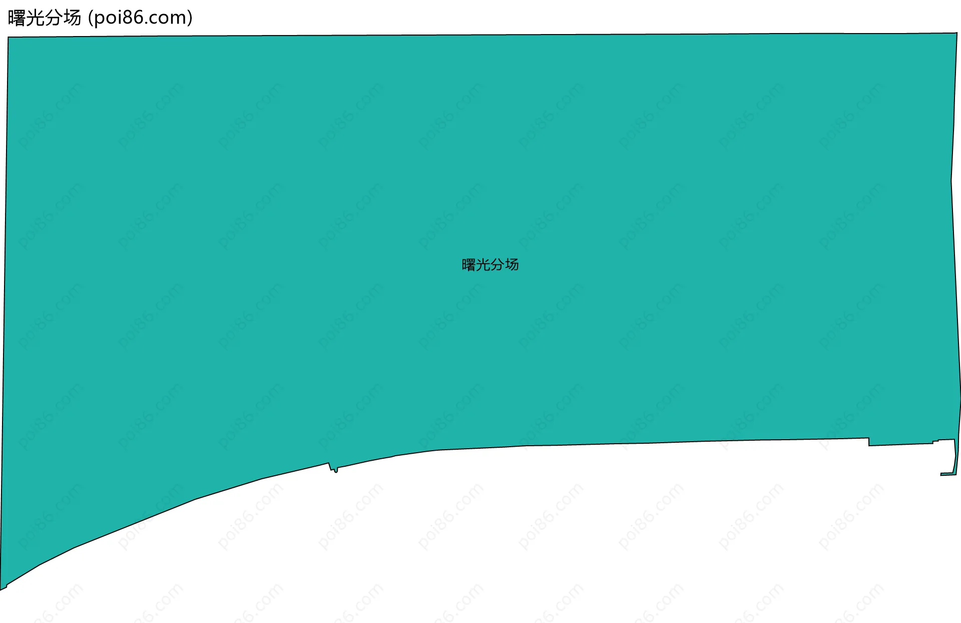 曙光分场边界地图