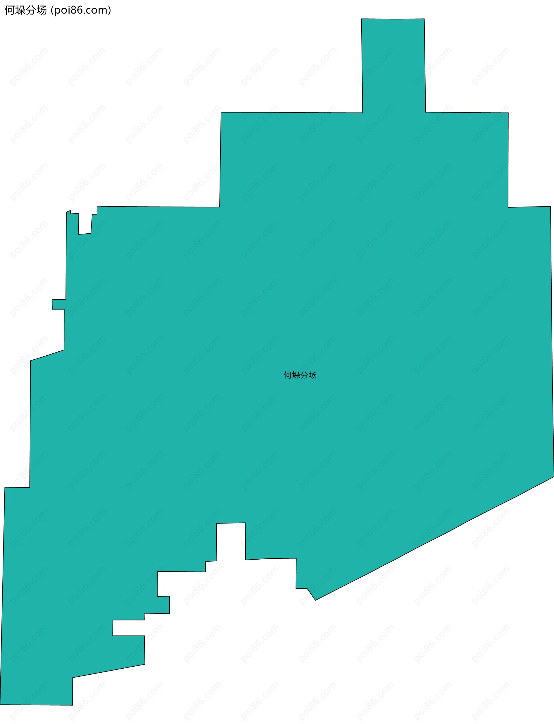 何垛分场边界地图