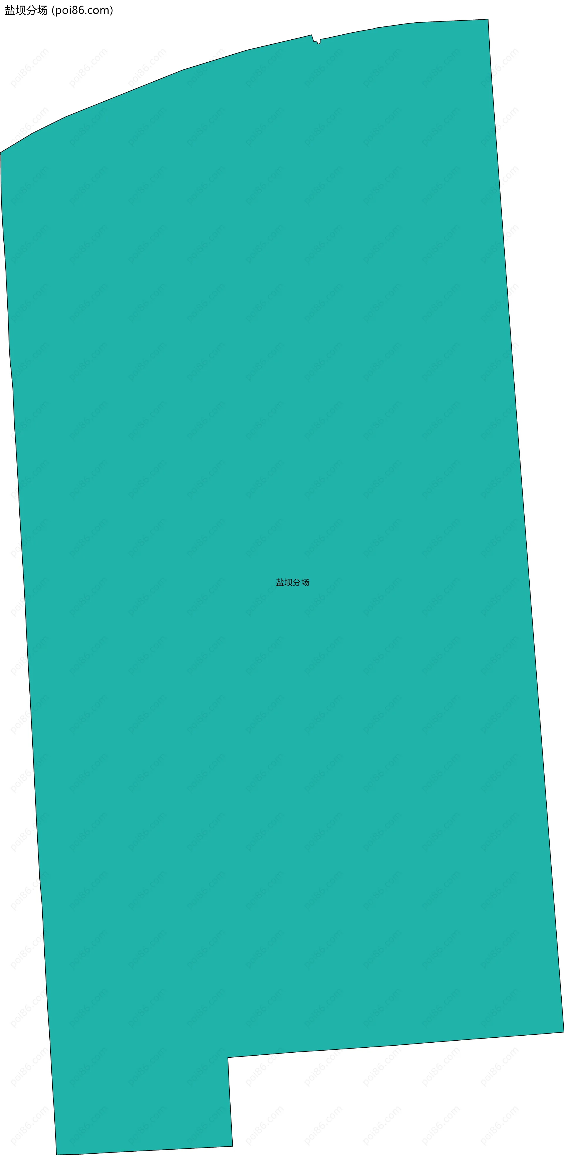 盐坝分场边界地图