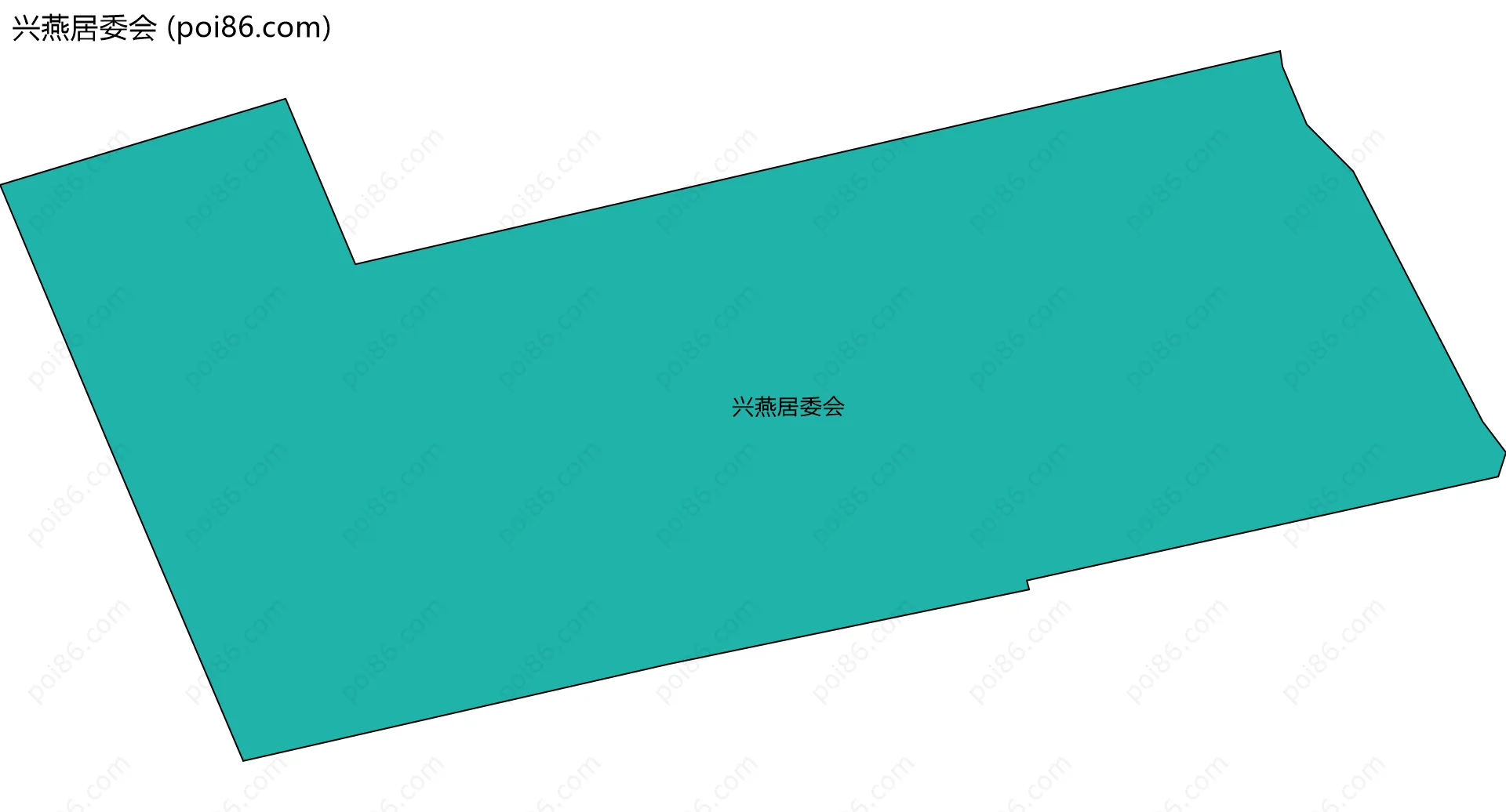 兴燕居委会边界地图