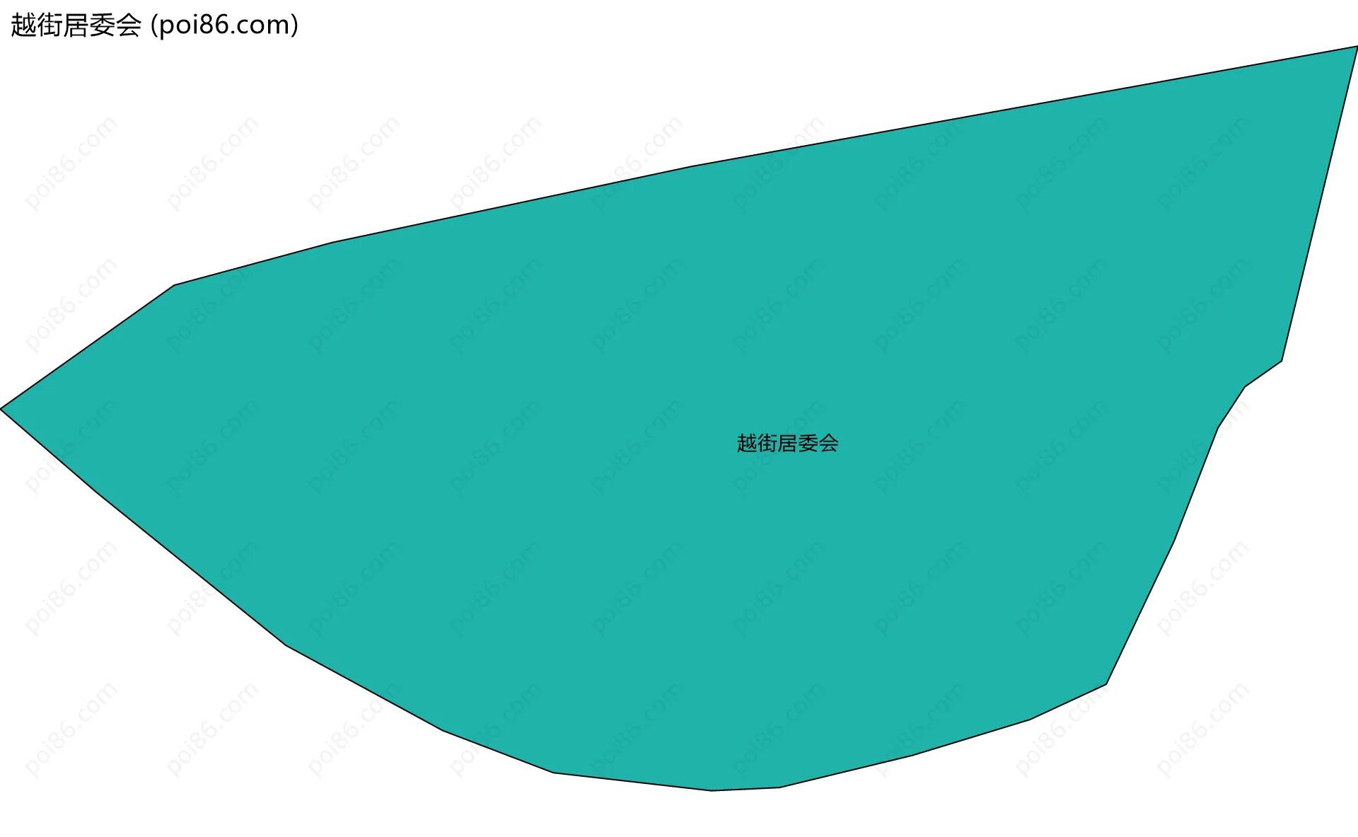 越街居委会边界地图