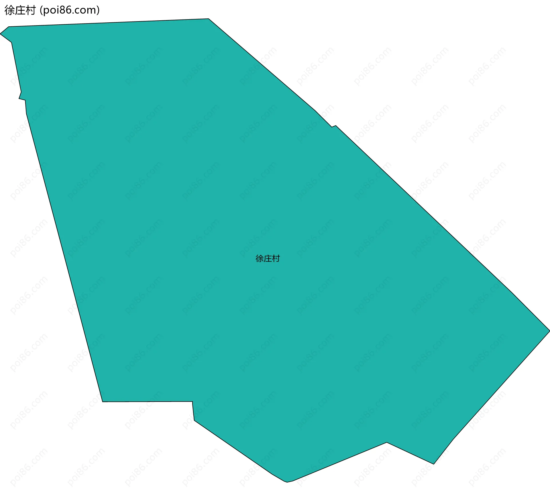 徐庄村边界地图
