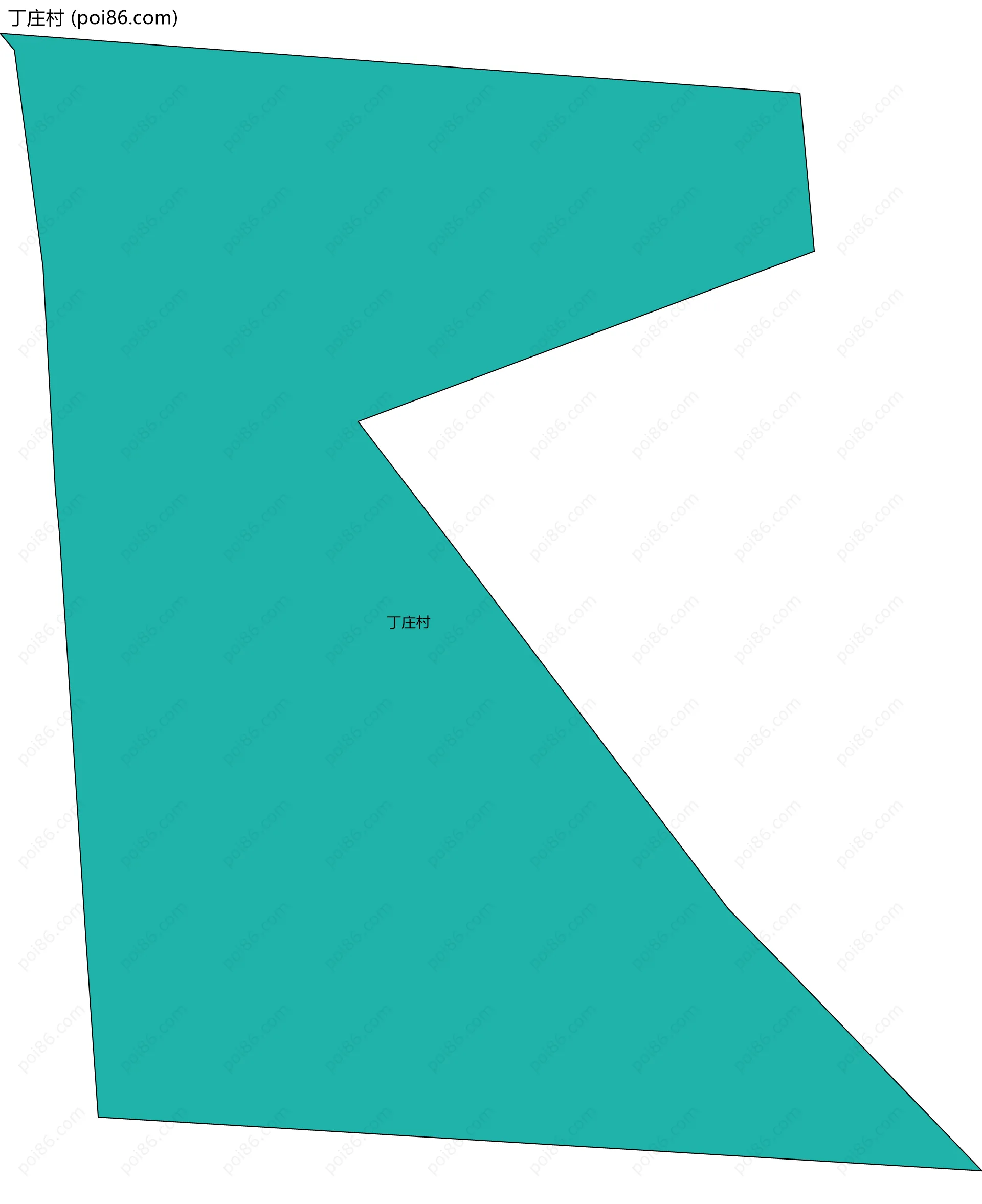 丁庄村边界地图