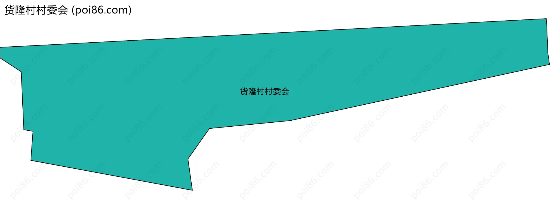 货隆村村委会边界地图