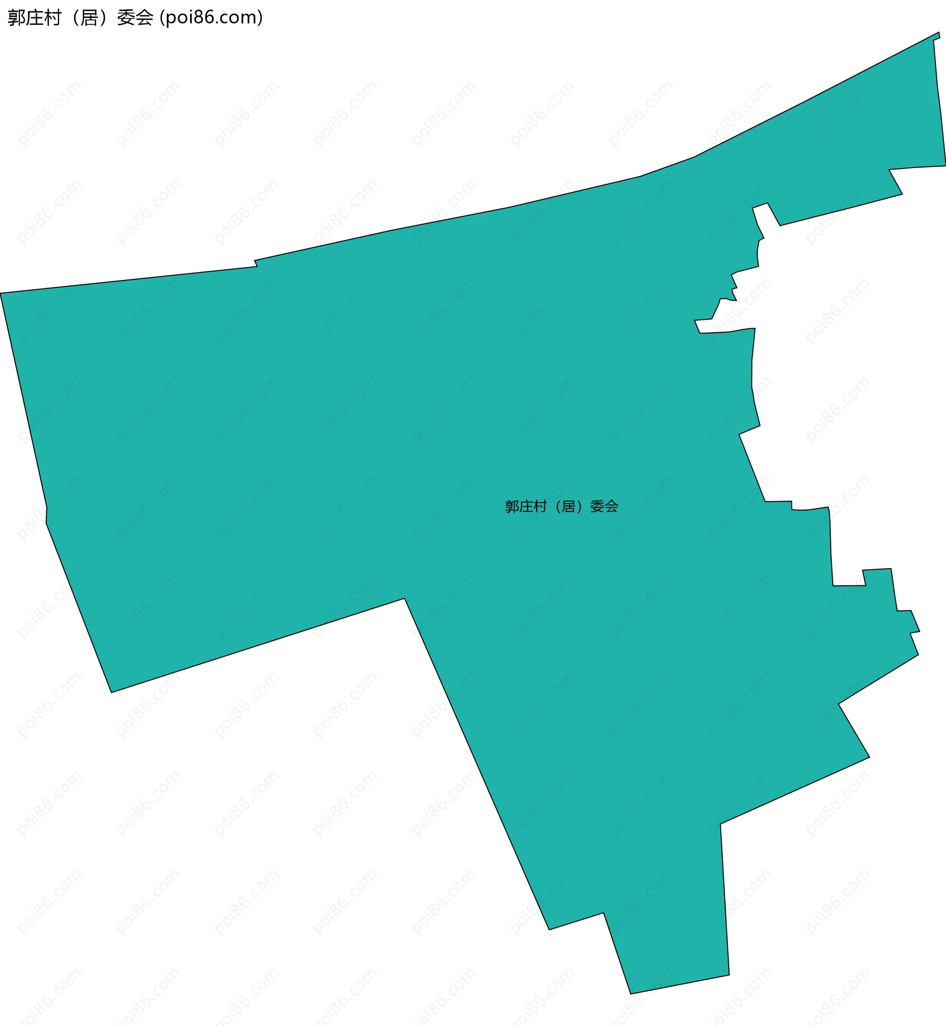 郭庄村（居）委会边界地图