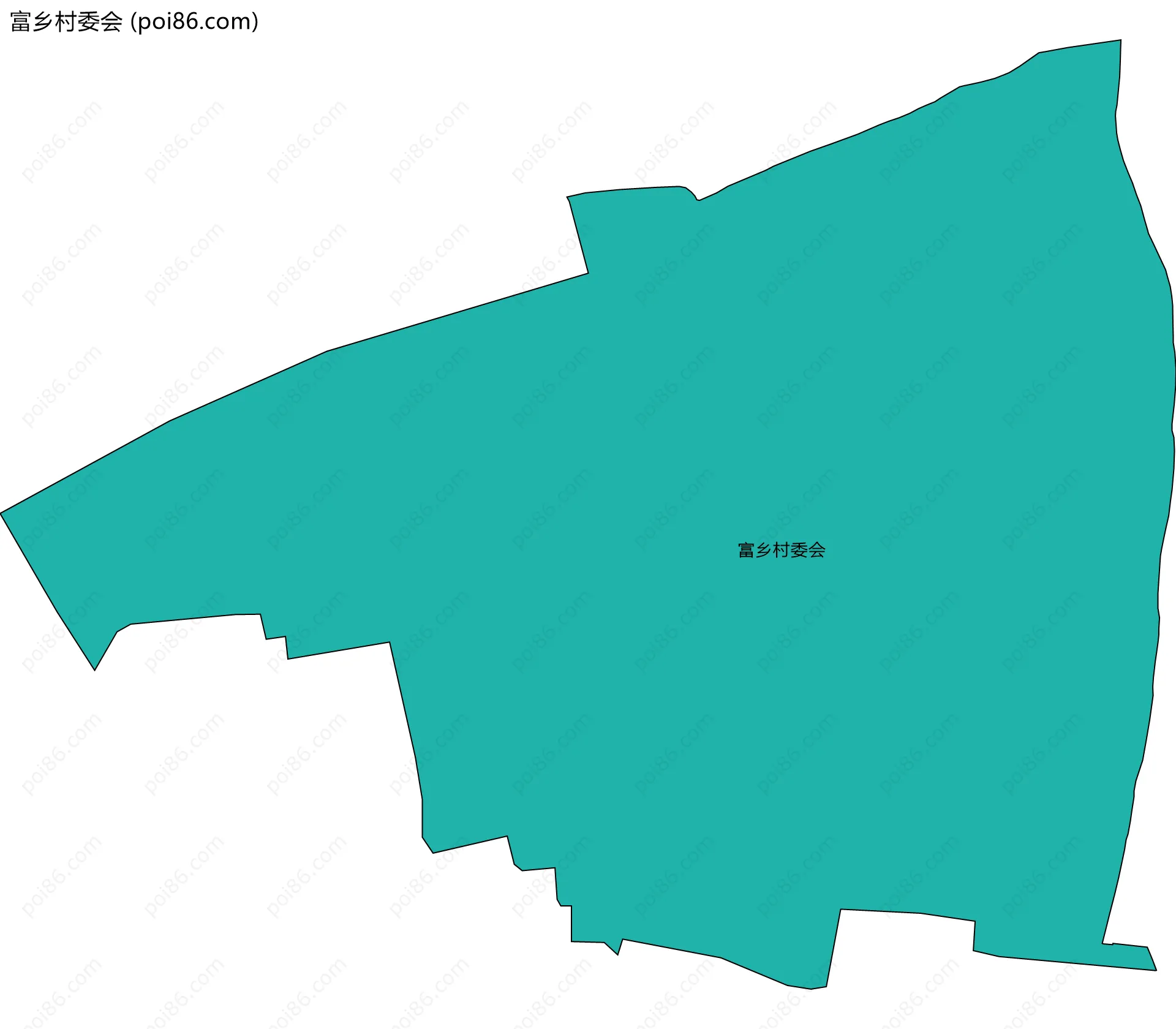 富乡村委会边界地图
