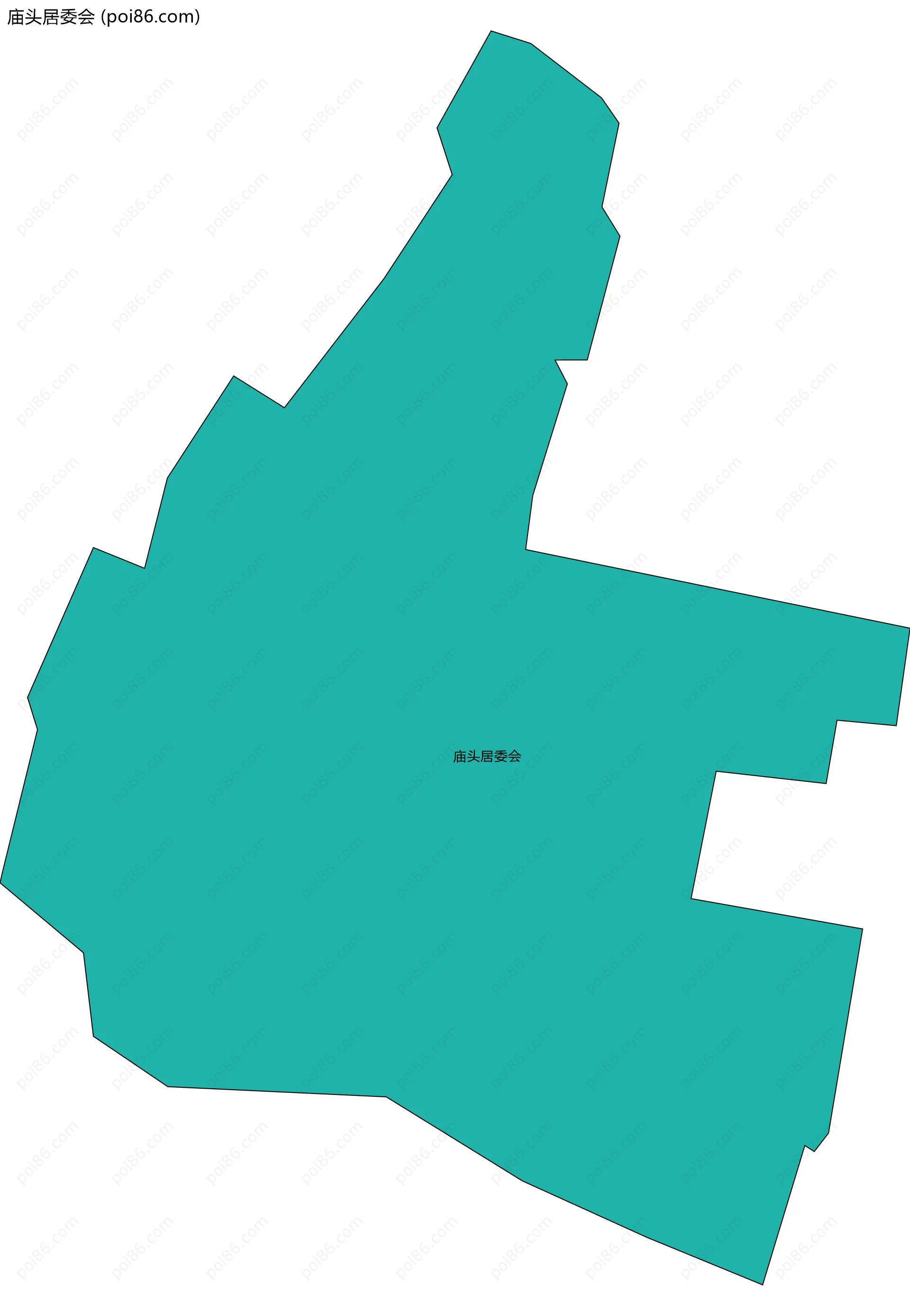 庙头居委会边界地图