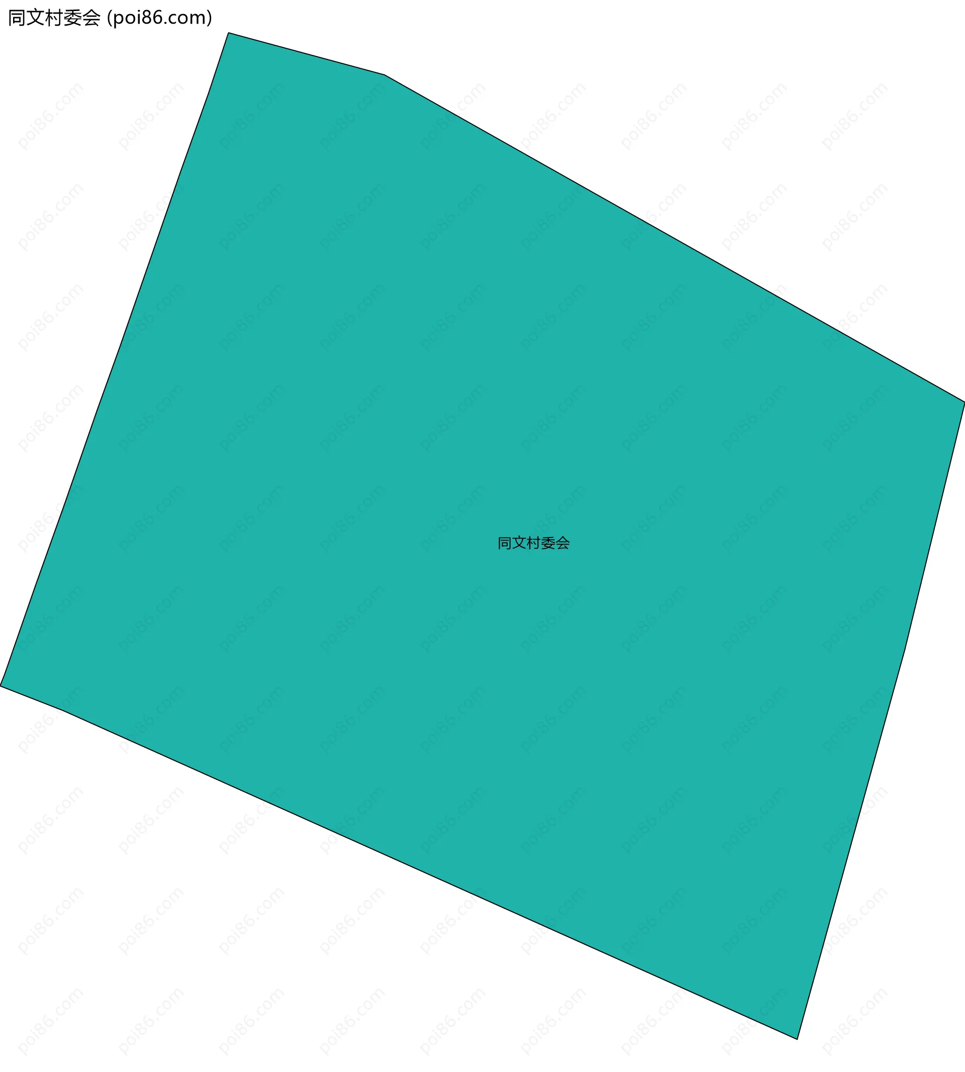 同文村委会边界地图