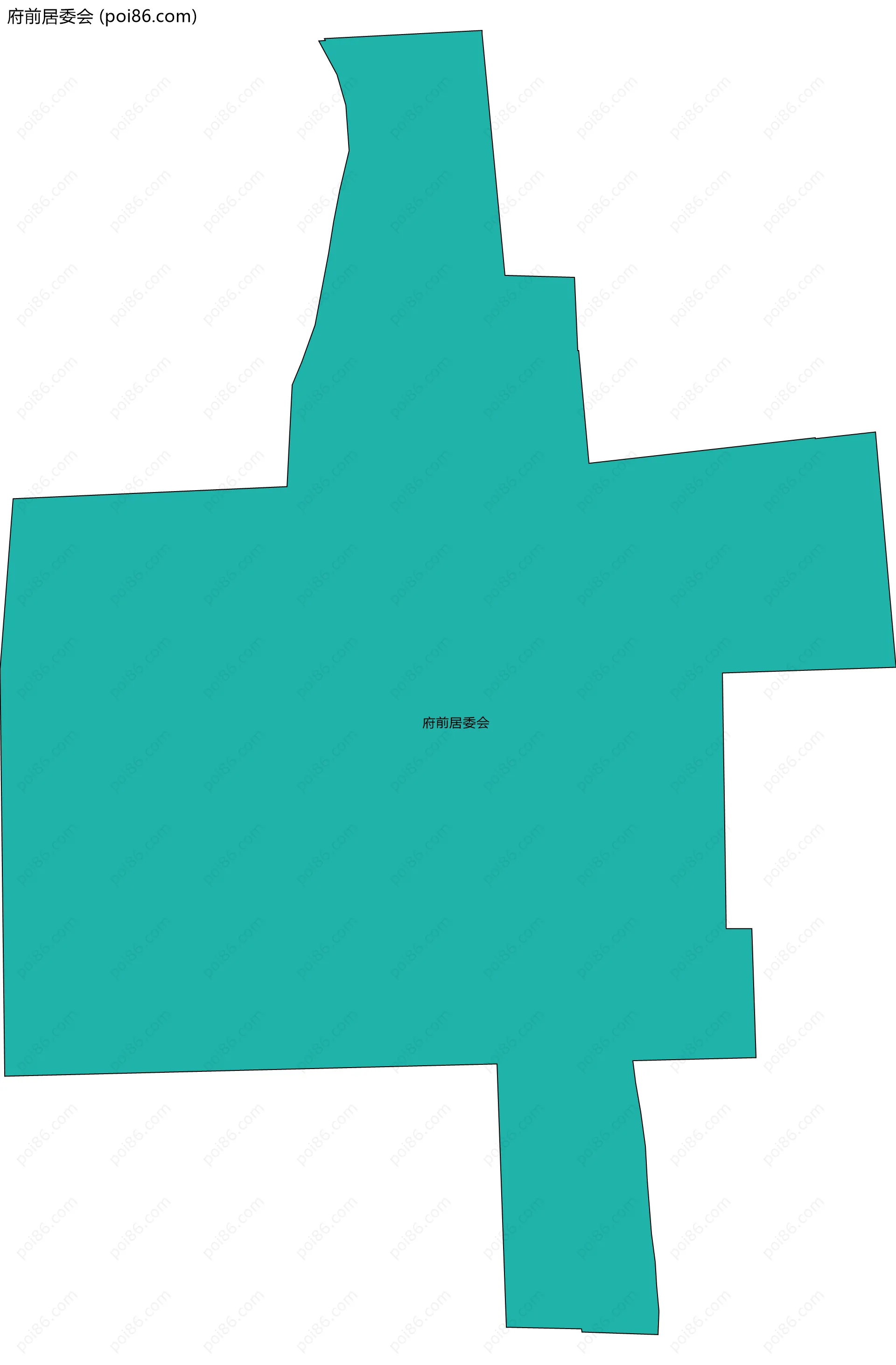 府前居委会边界地图