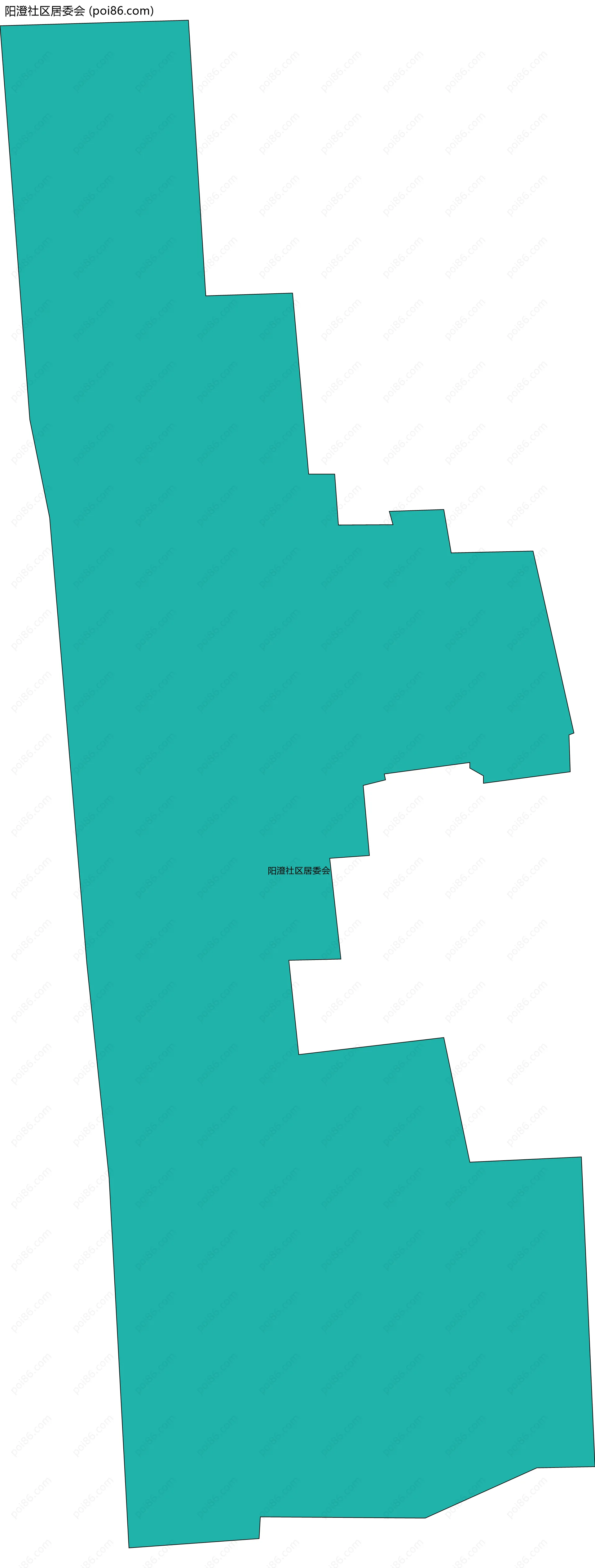 阳澄社区居委会边界地图