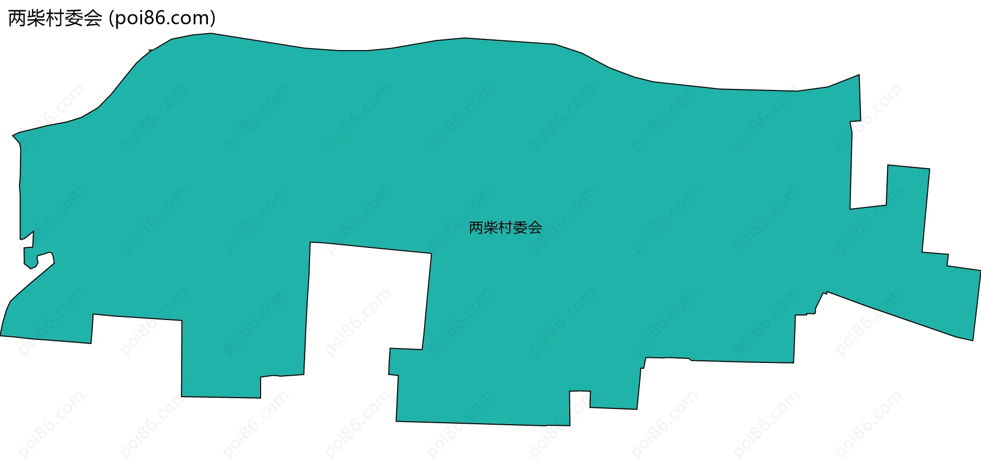 两柴村委会边界地图