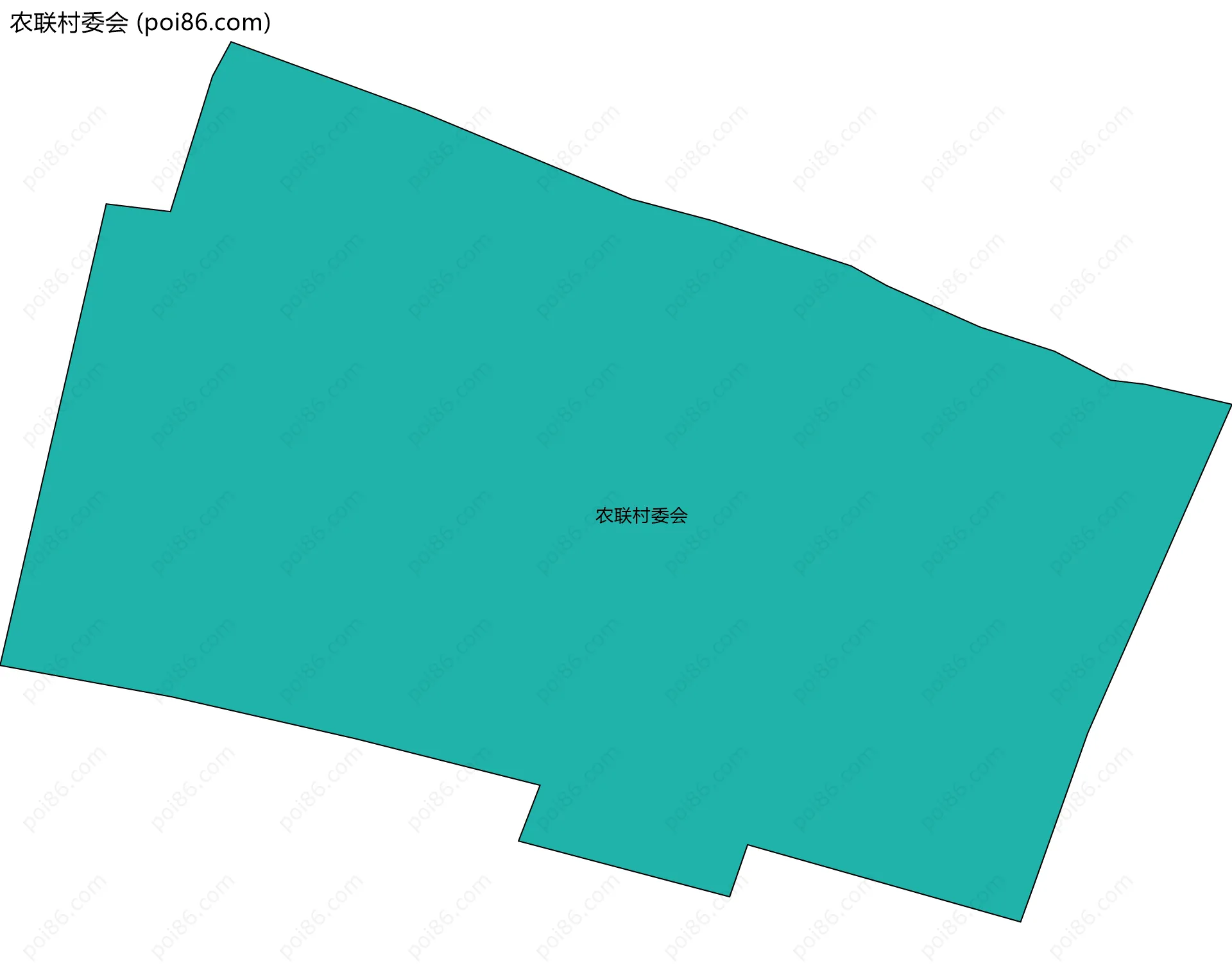 农联村委会边界地图