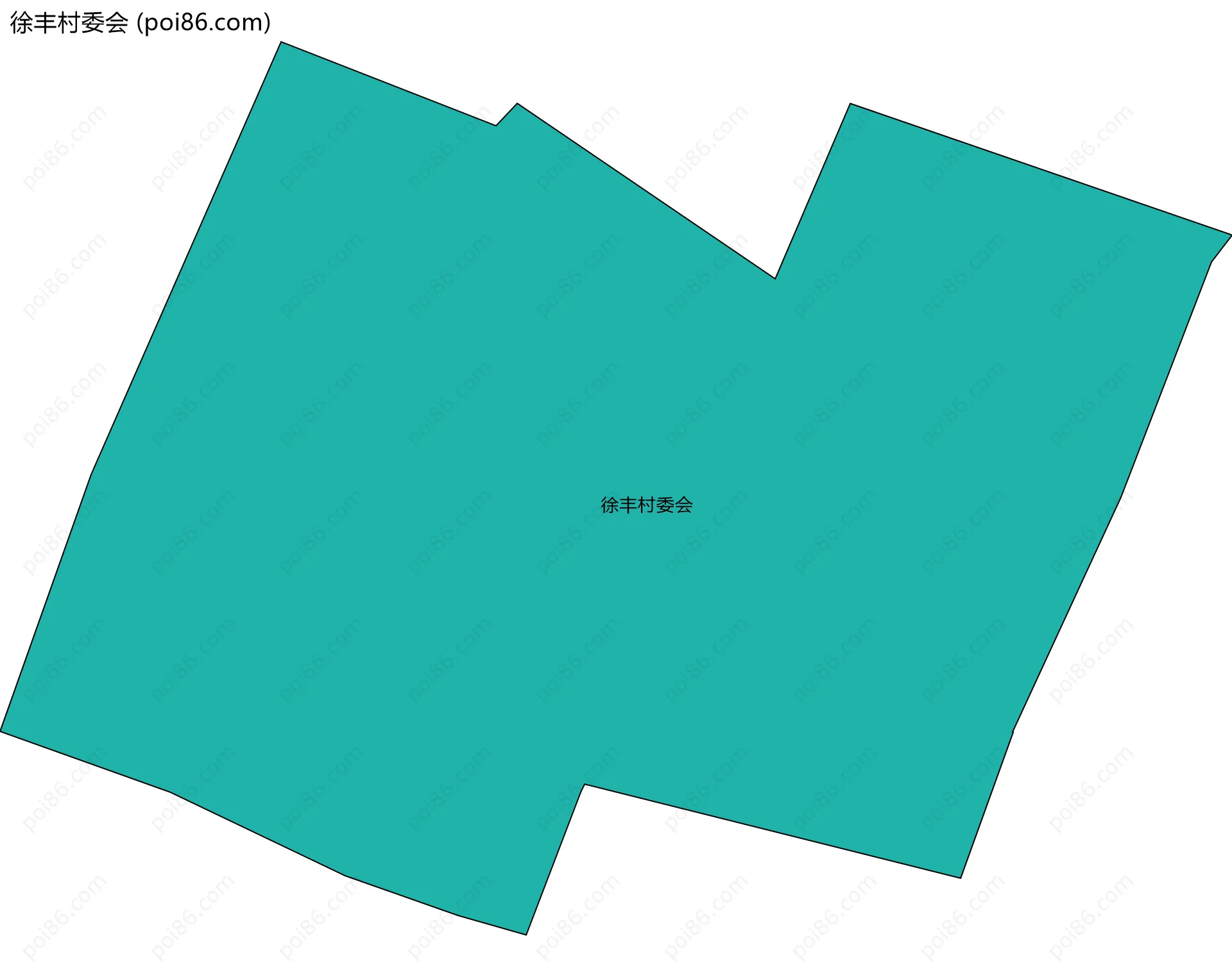 徐丰村委会边界地图