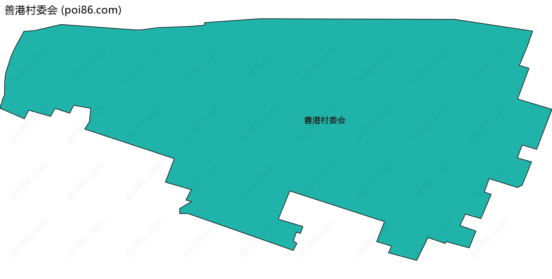 善港村委会边界地图
