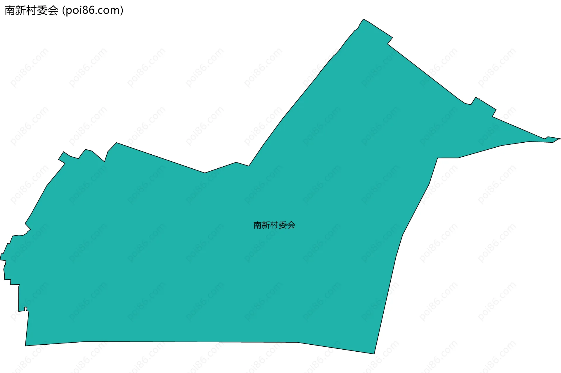 南新村委会边界地图