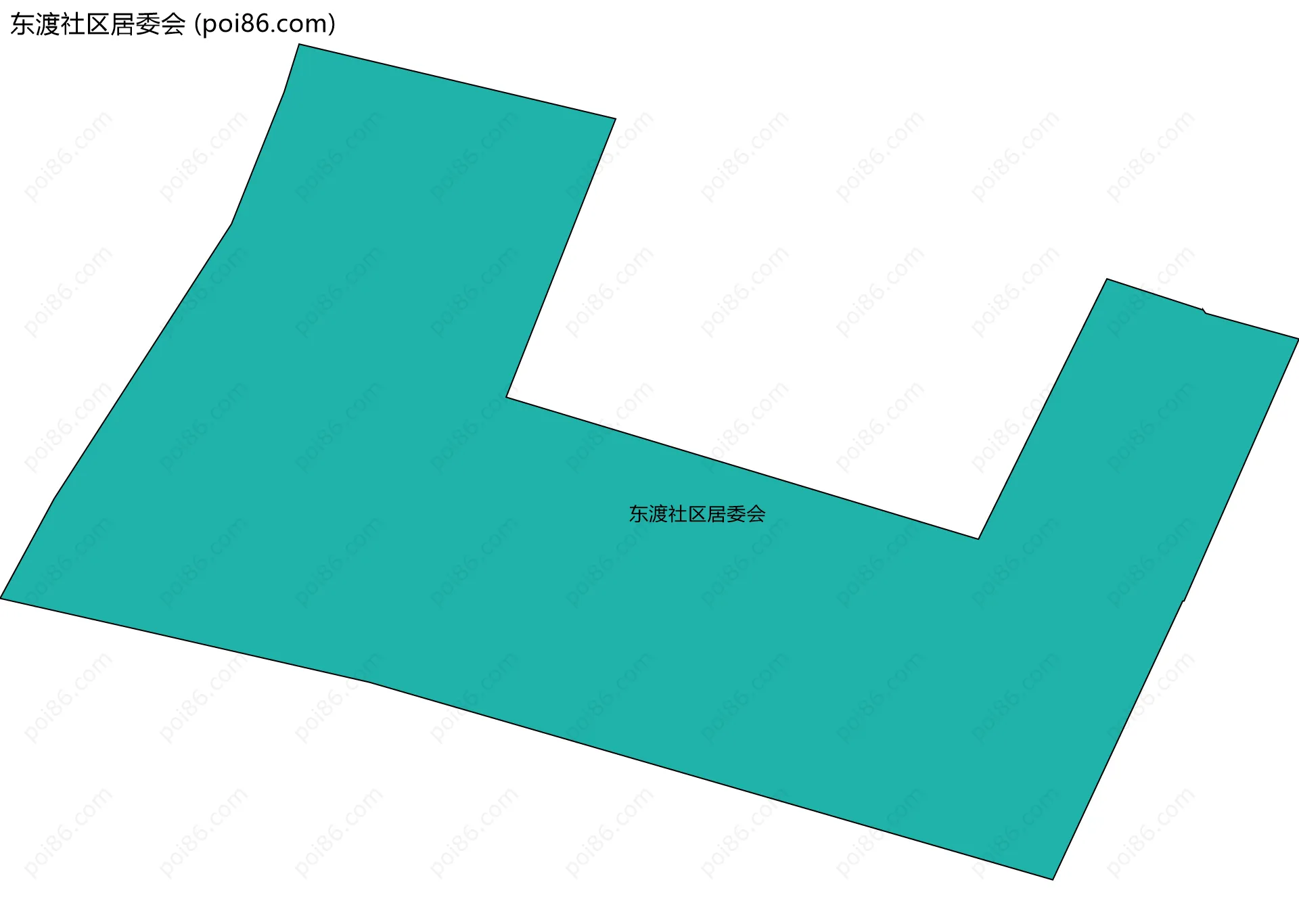 东渡社区居委会边界地图