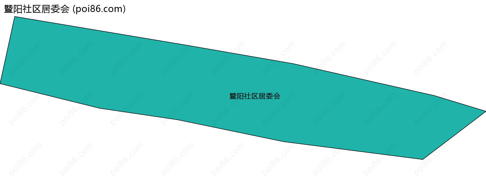 暨阳社区居委会边界地图