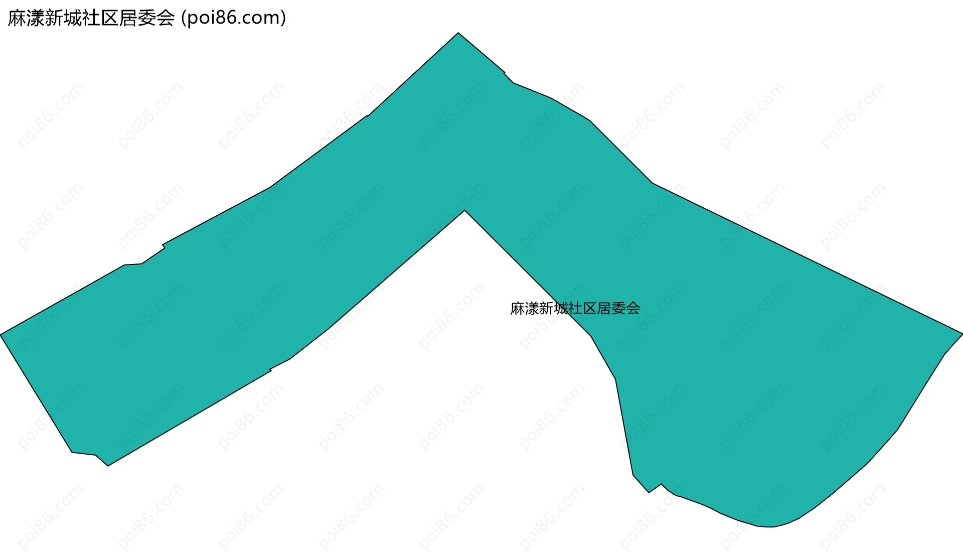 麻漾新城社区居委会边界地图