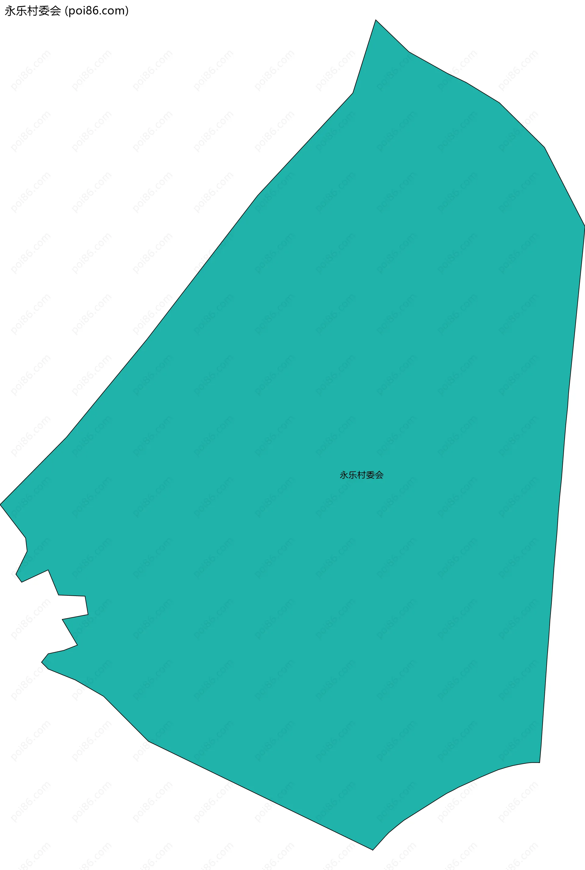 永乐村委会边界地图