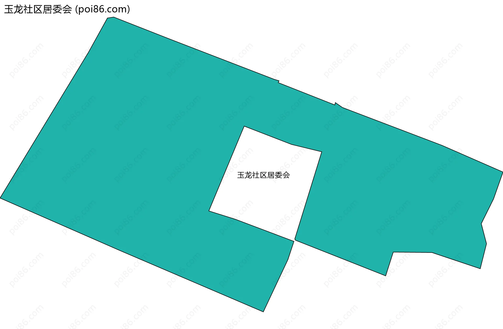 玉龙社区居委会边界地图