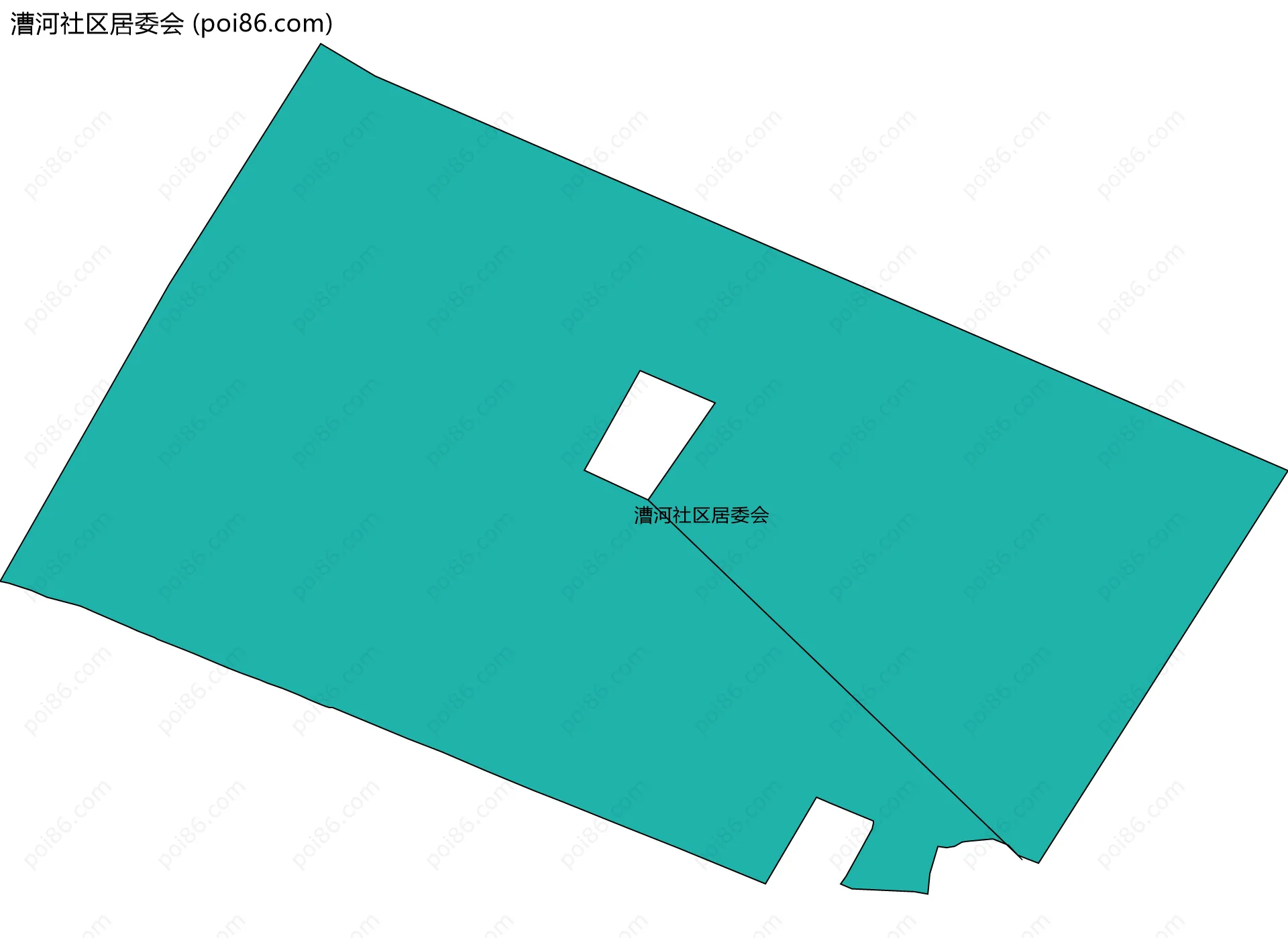 漕河社区居委会边界地图