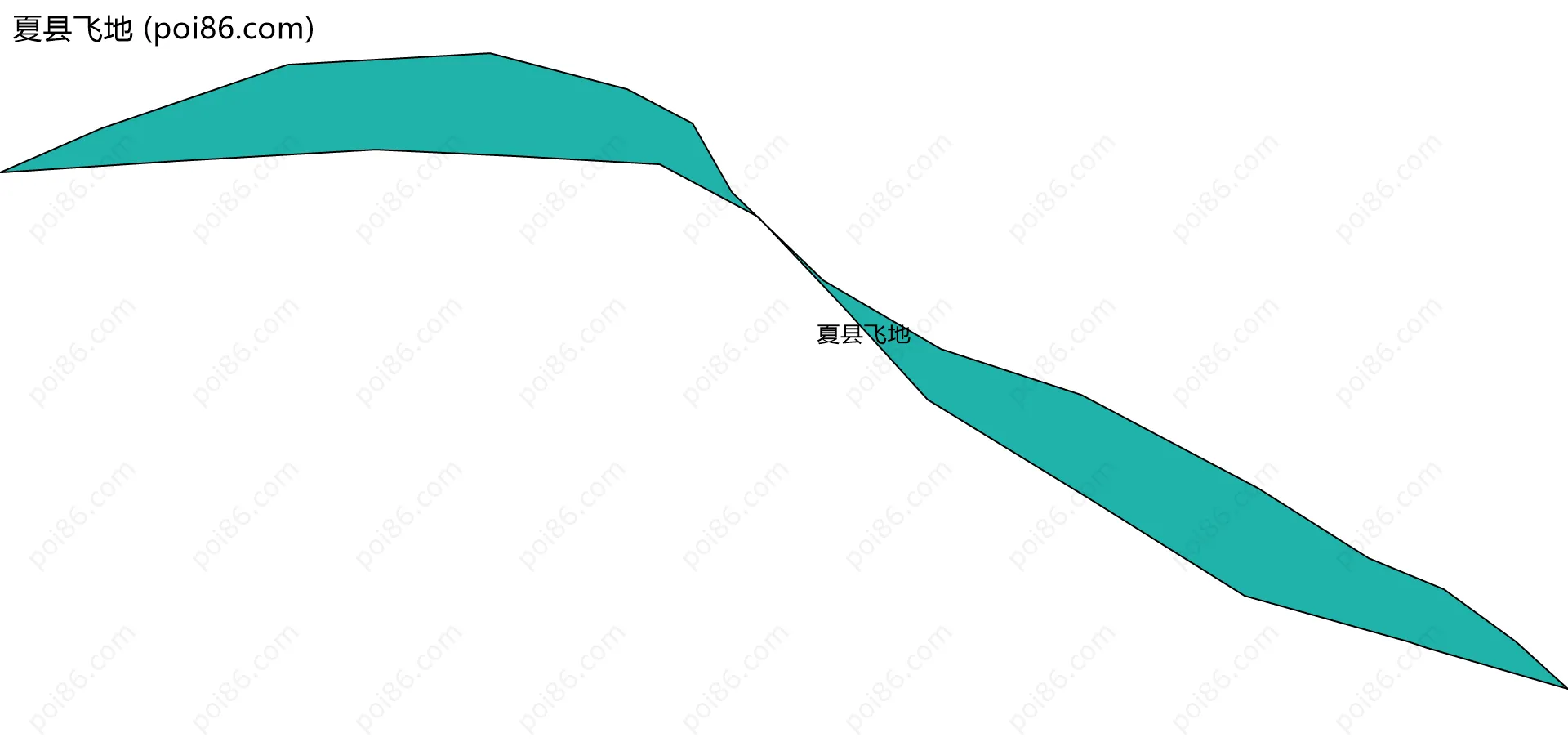 夏县飞地边界地图